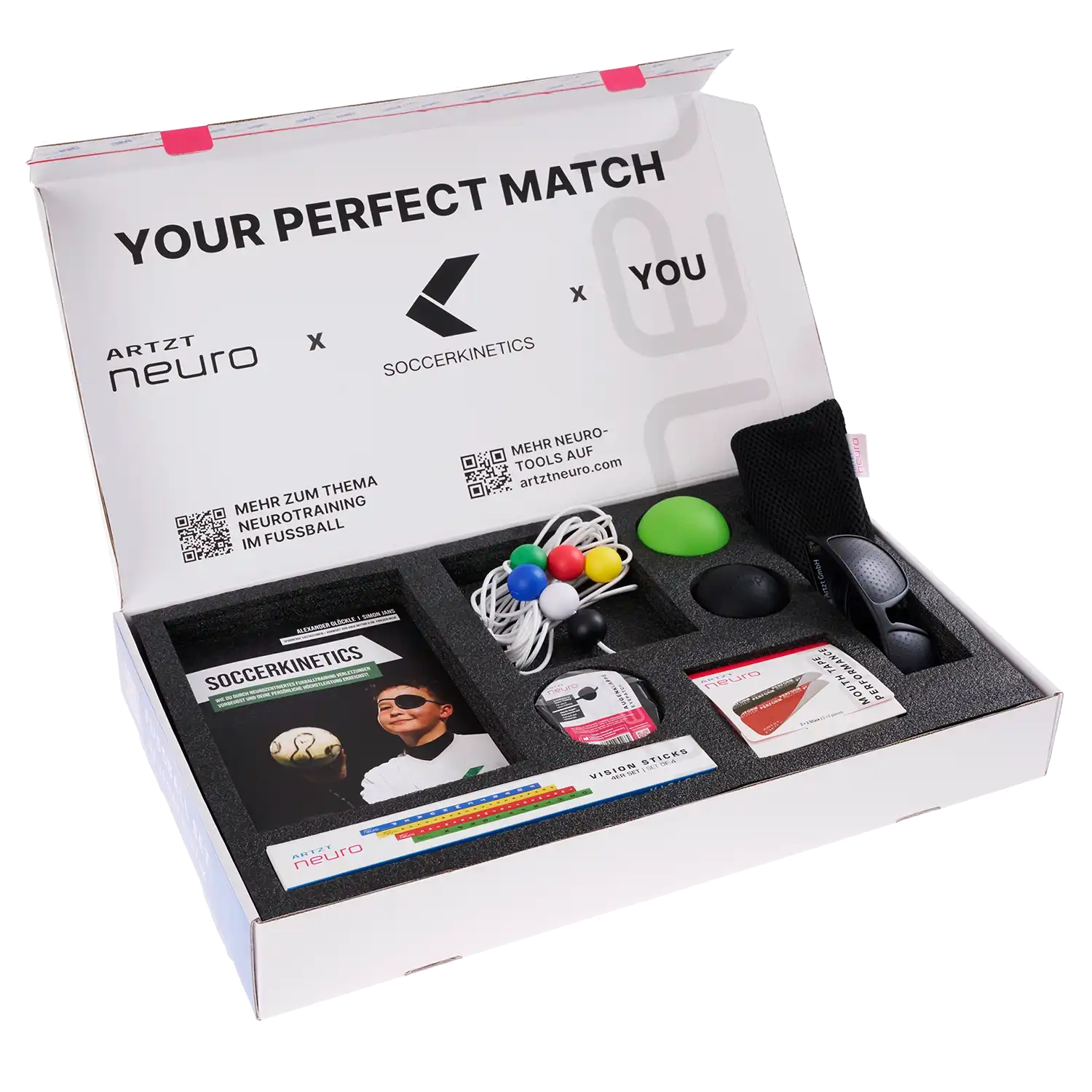 Fußball Set für neurozentriertes Fußballtraining ARTZT neuro 3