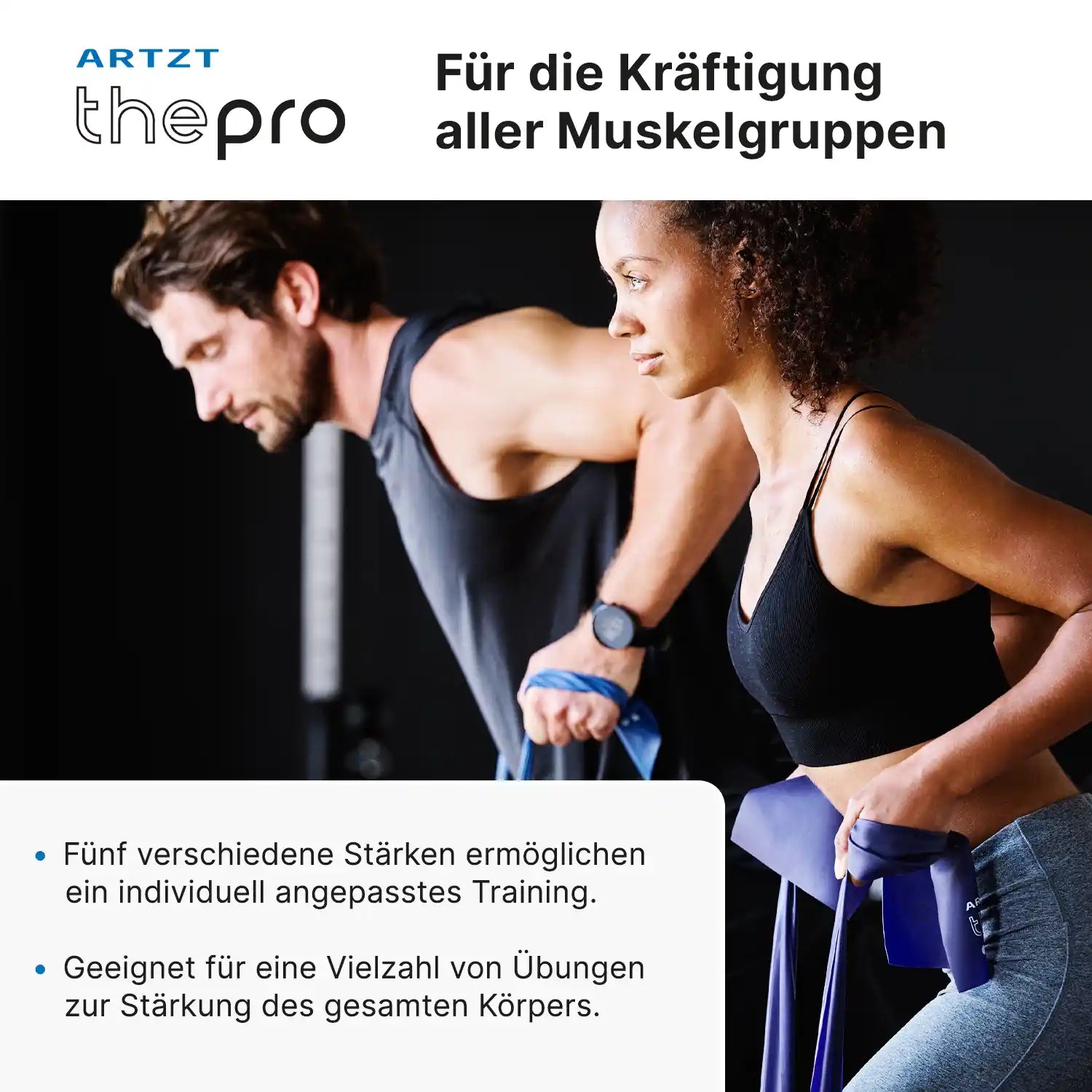 Fitnessband 2 m ARTZT thepro 6