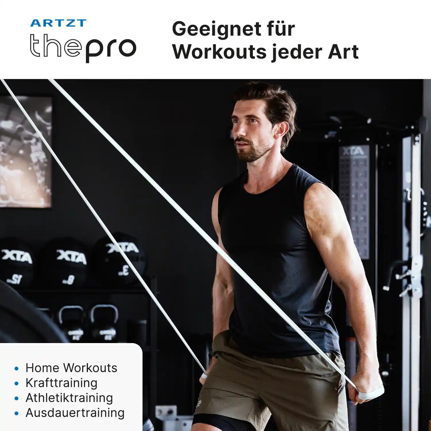 Fitnessband 2 m ARTZT thepro 8