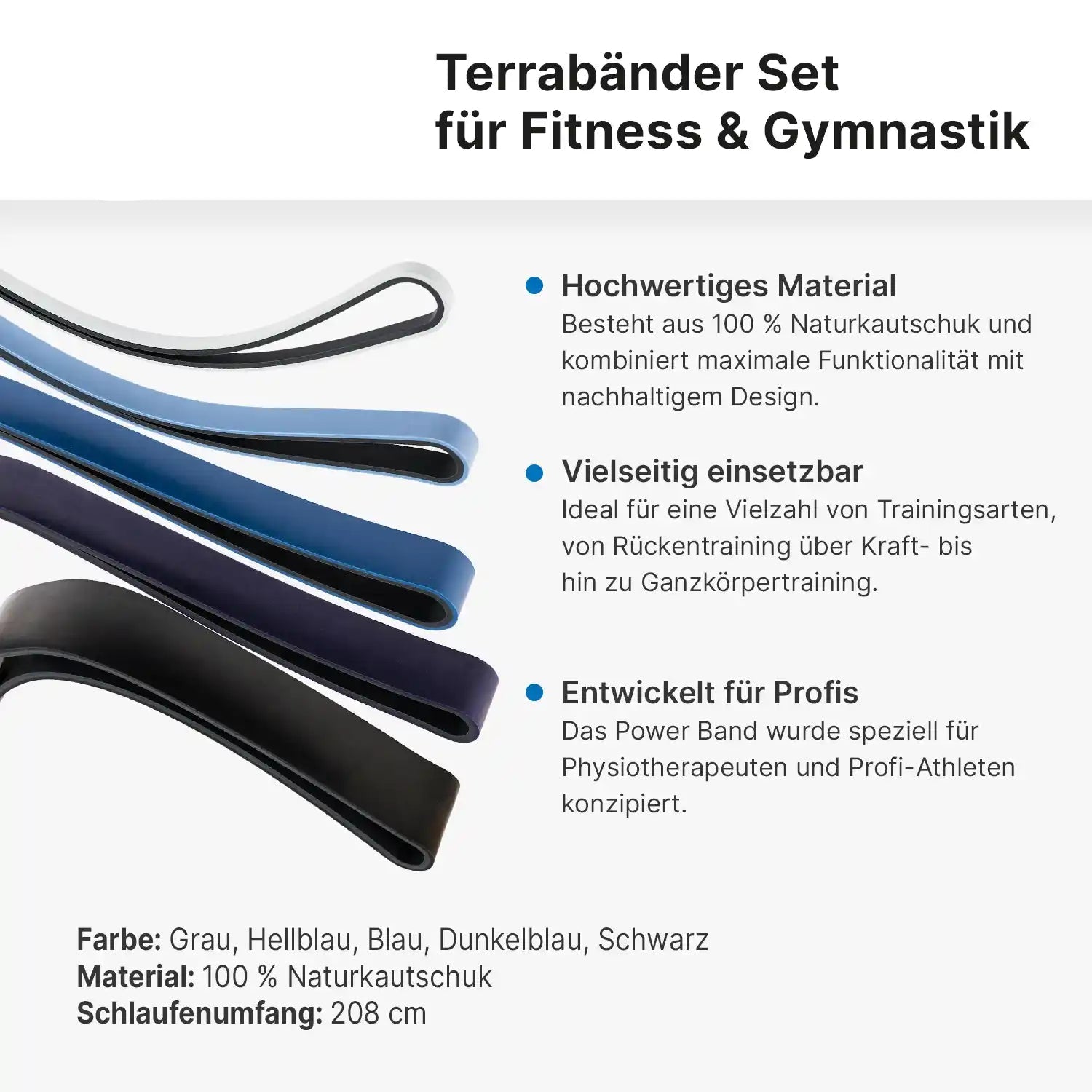 Power Band Fitnessband Set ARTZT thepro 2