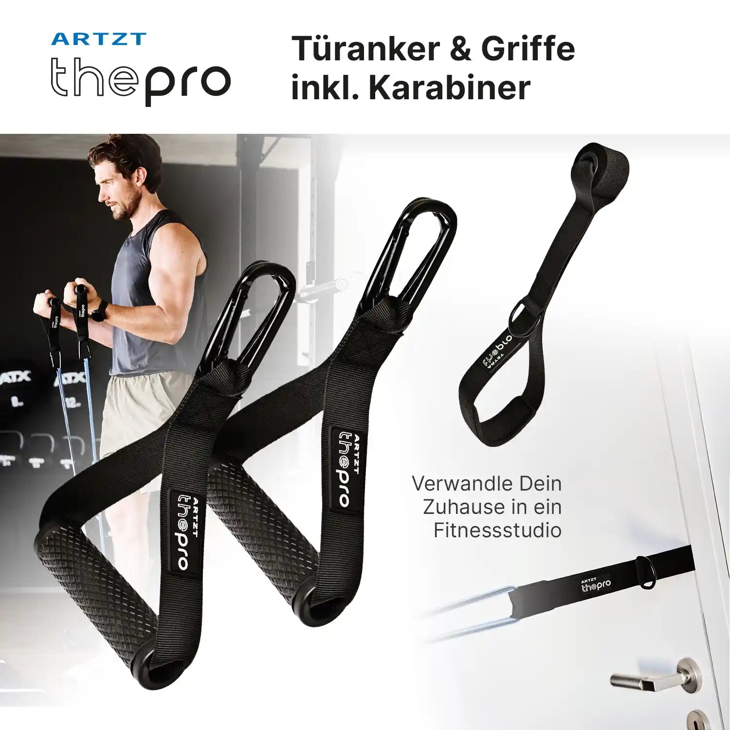 Power Band Fitnessband Set Fitnessbänder ARTZT thepro