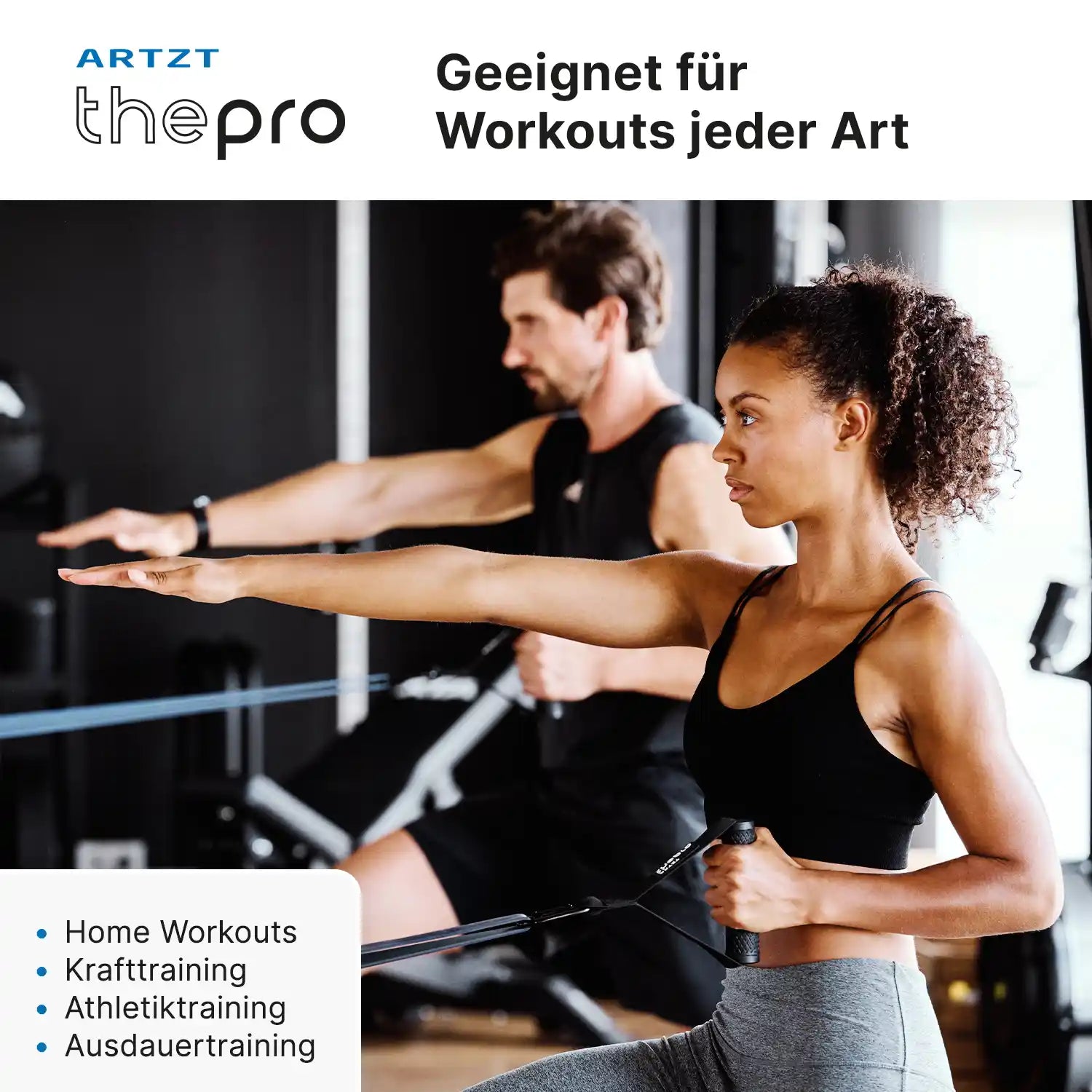 Power Band Fitnessband Set ARTZT thepro 6