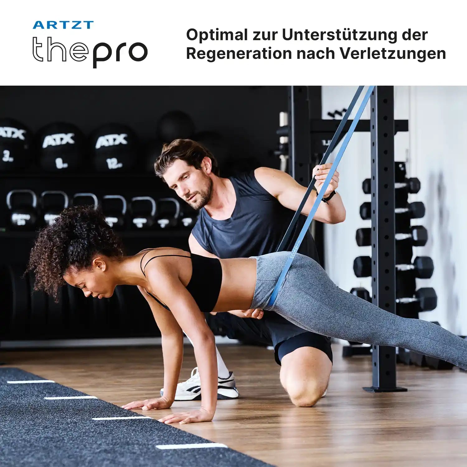 Power Band Fitnessband Set ARTZT thepro 8
