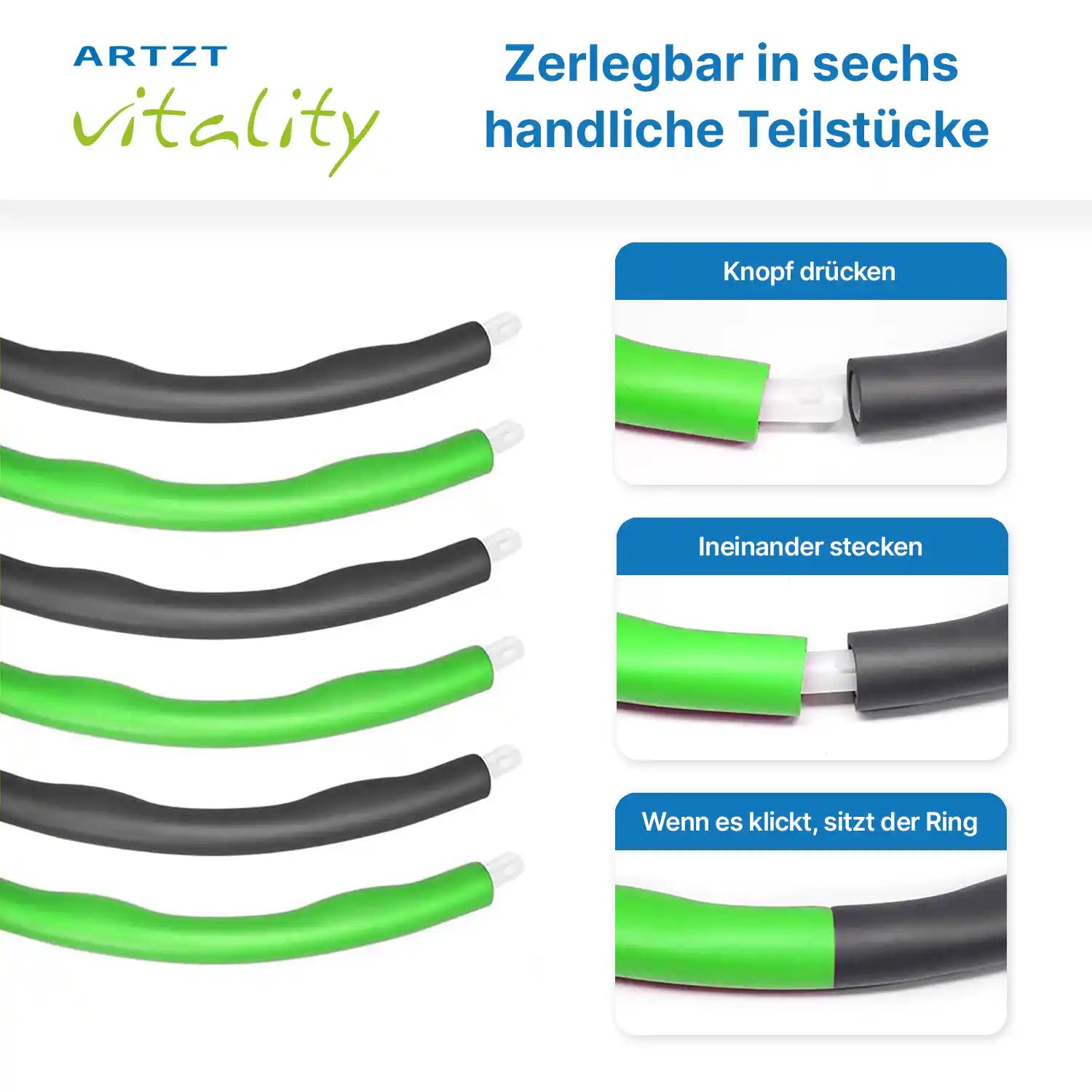 Fitnessreifen für Hula Hoop ARTZT vitality 4