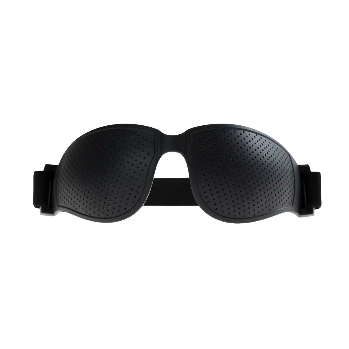ARTZT neuro Rasterbrille Sport – Rasterbrille mit Lochmuster für Augentraining beim Sport, Frontalansicht, freigestellt auf transparentem Hintergrund.