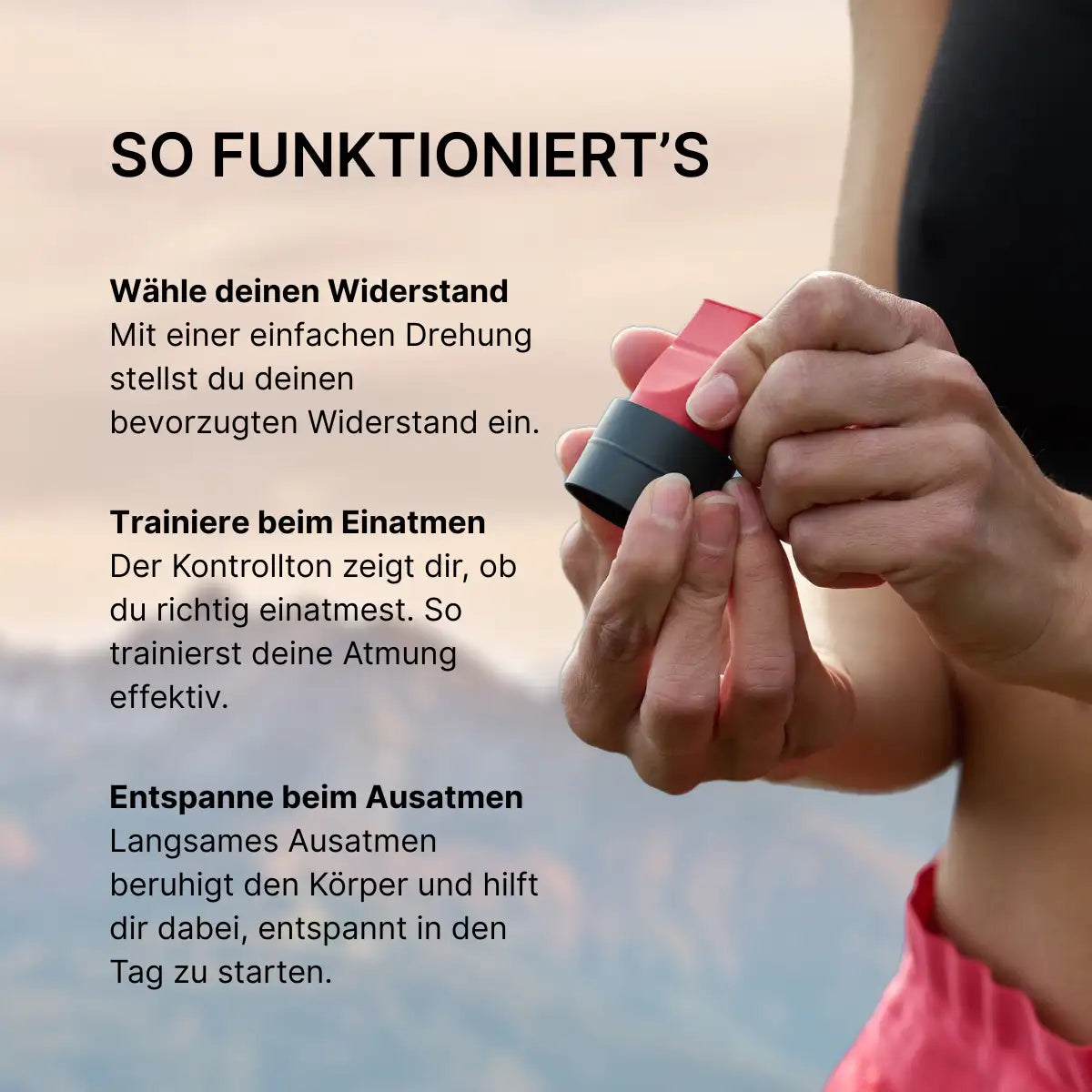 Atemtrainer für Atemtraining ARTZT neuro 5