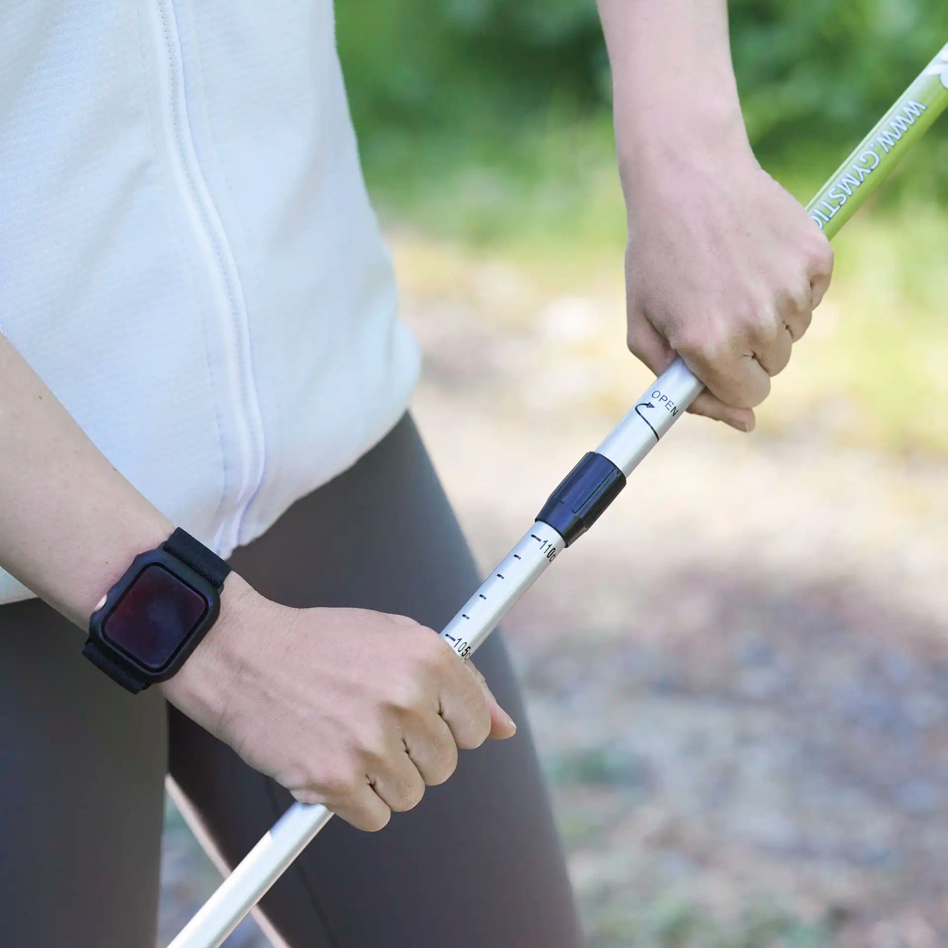 Telescopic Fit Walker Walking Stöcke Gymstick
