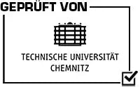 Siegel Geprüft von Technische Universität Chemnitz