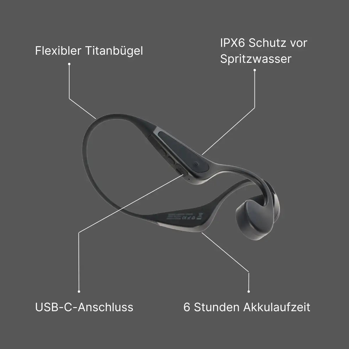 SoundVibe II Knochenschall Kopfhörer ARTZT neuro 4