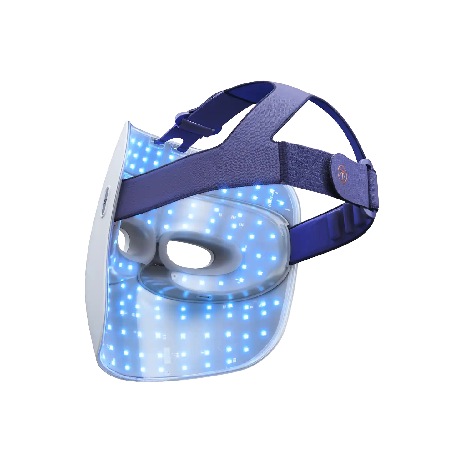 Rückansicht der Therabody Face Mask Glo mit verstellbarem Kopfband und ergonomischer Passform