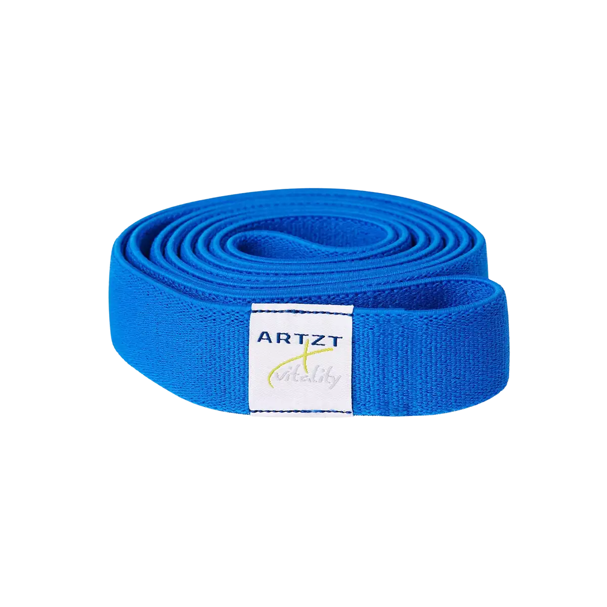 Zusammengerolltes Super Band der Marke ARTZT vitality in blau #farbe_blau