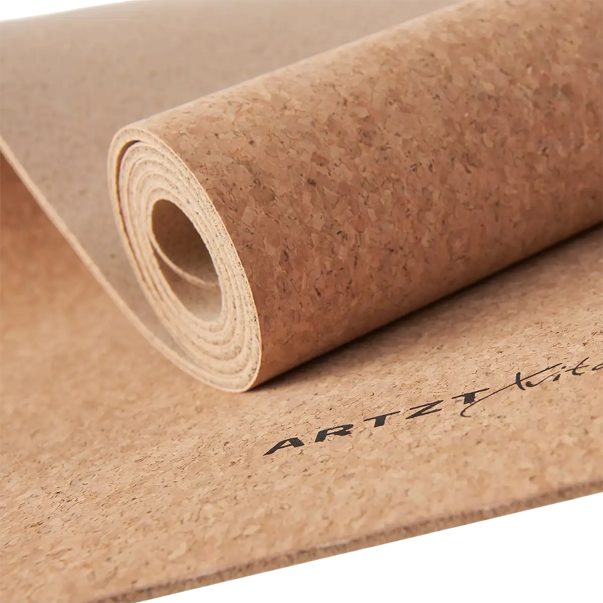 Nahaufnahme ARTZT vitality Yogamatte aus Kork