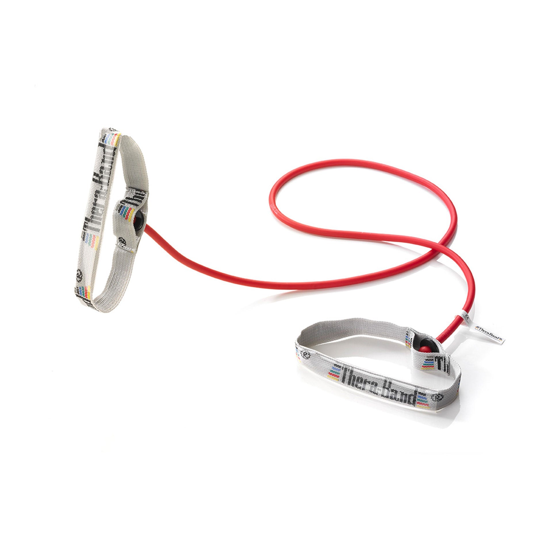Bodytrainer Tubing (flexible Griffe) TheraBand Rot 5