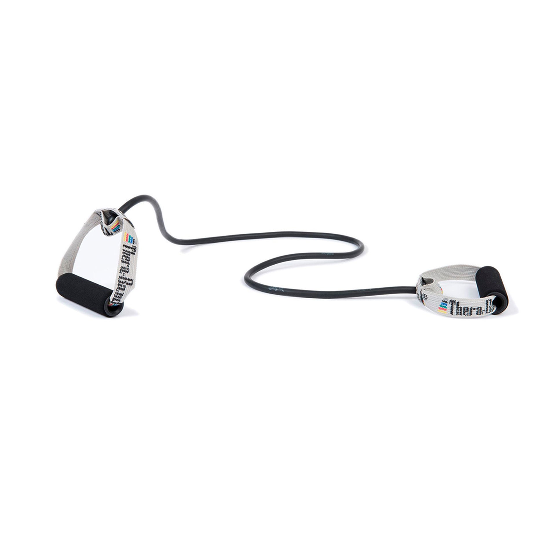 Bodytrainer Tubing (Schaumstoffgriffe) Fitnessbänder TheraBand Schwarz
