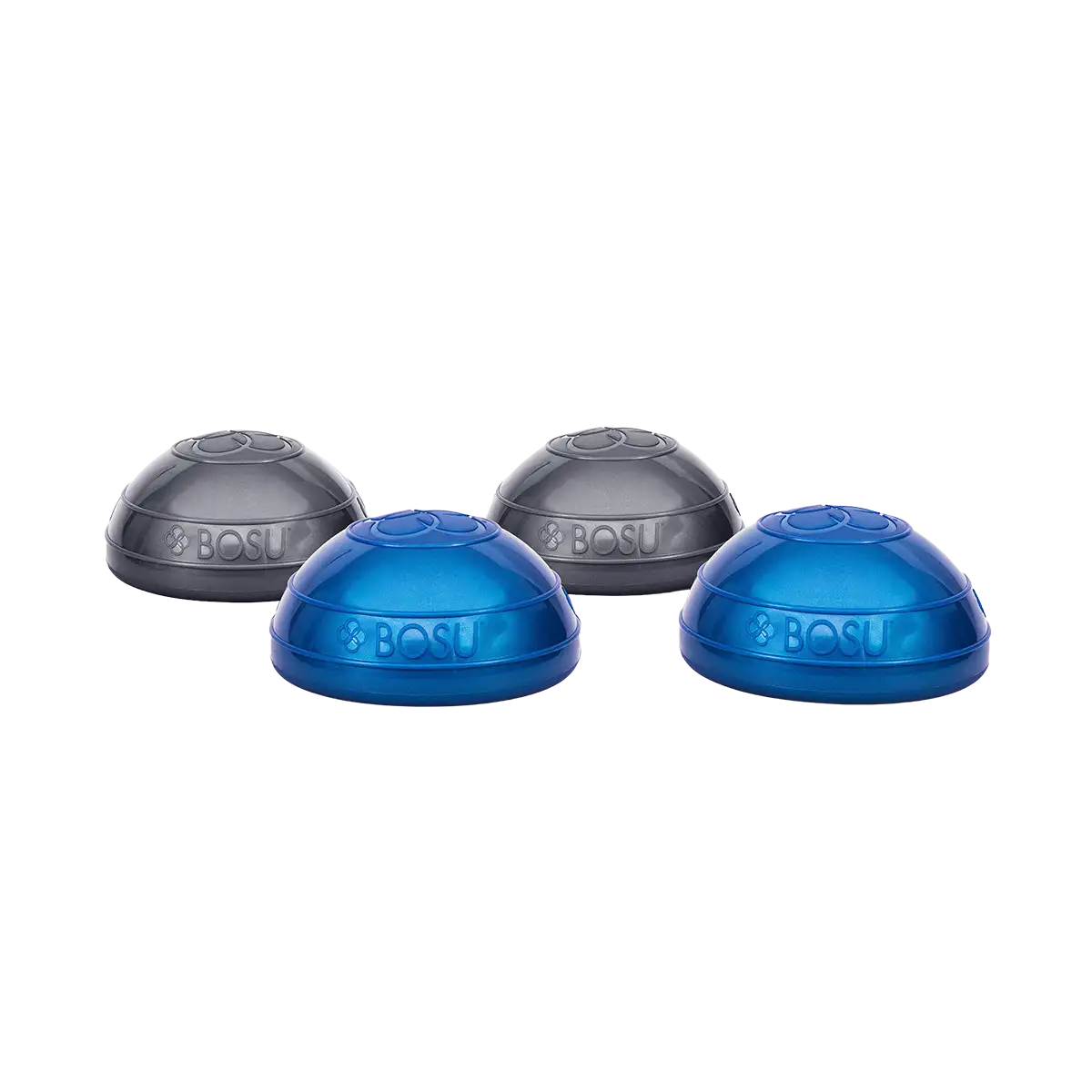 4 BOSU Pods auf transparentem Hintergrund. #stil_4er set