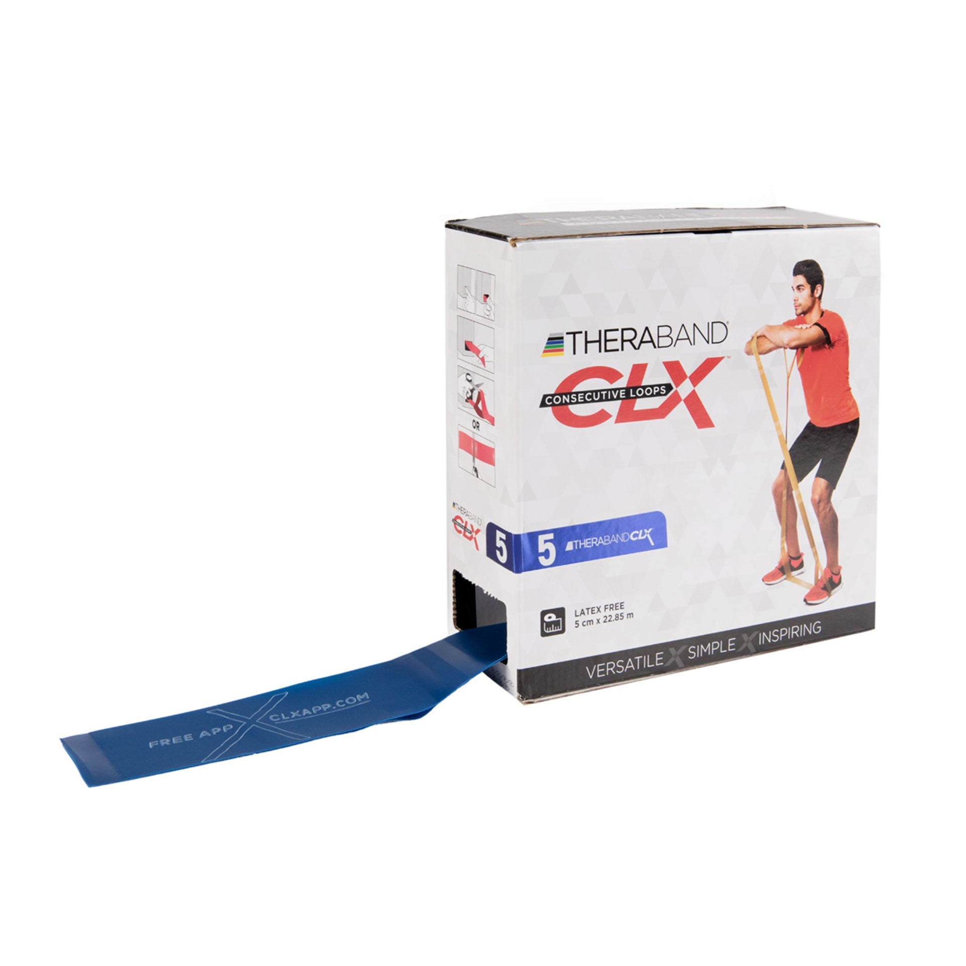 CLX Fitnessband Rolle 22 m TheraBand 11