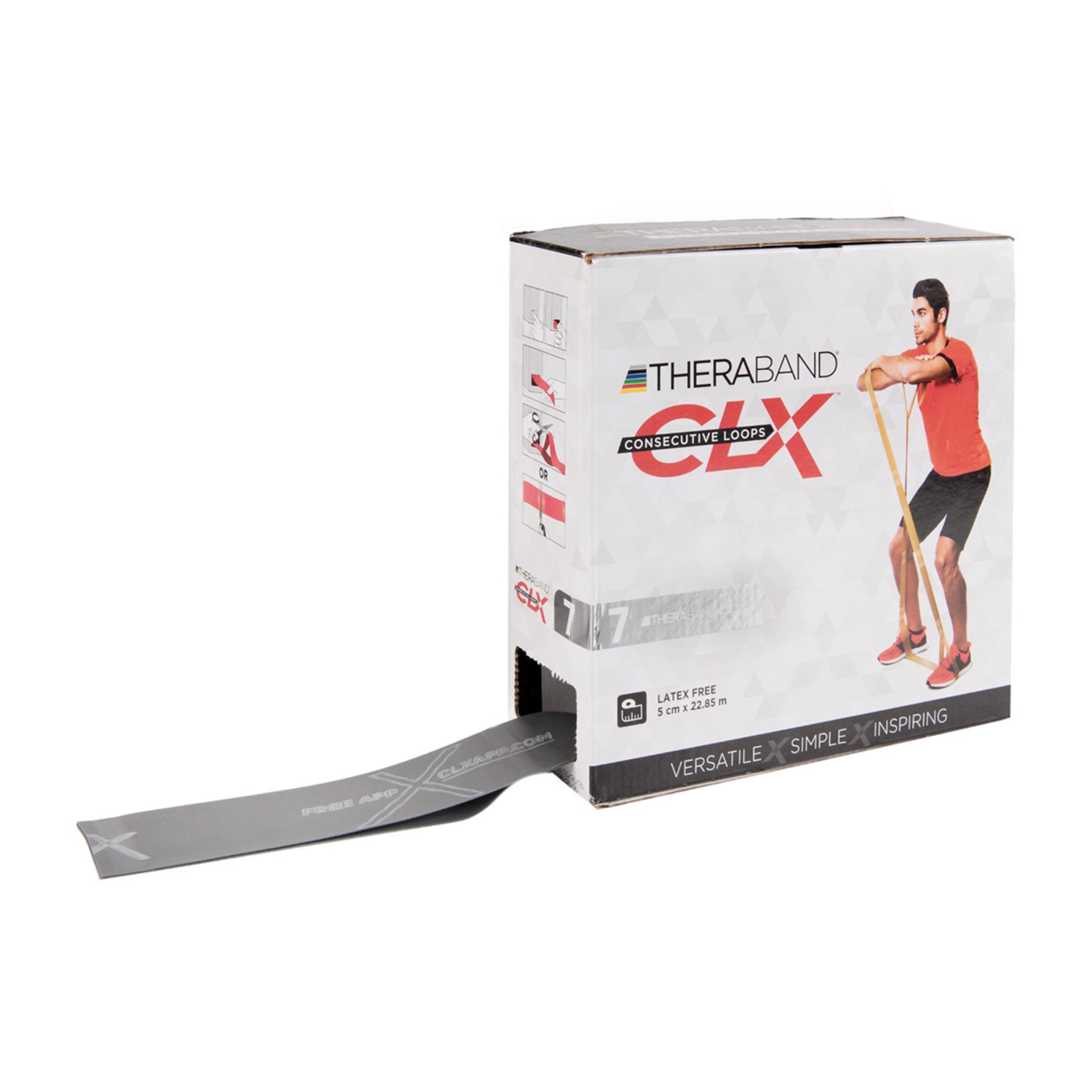 CLX Fitnessband Rolle 22 m TheraBand 15