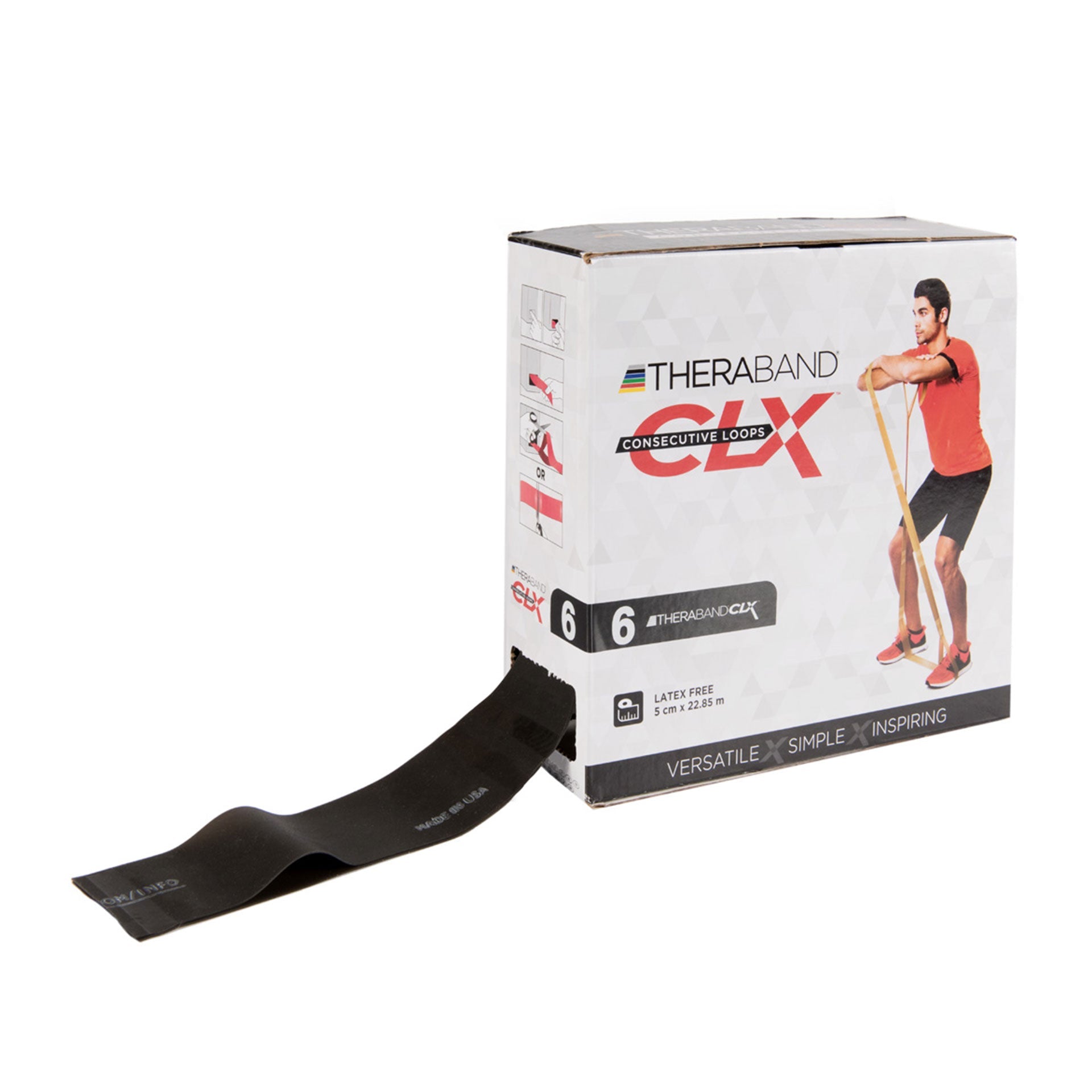 CLX Fitnessband Rolle 22 m TheraBand 13