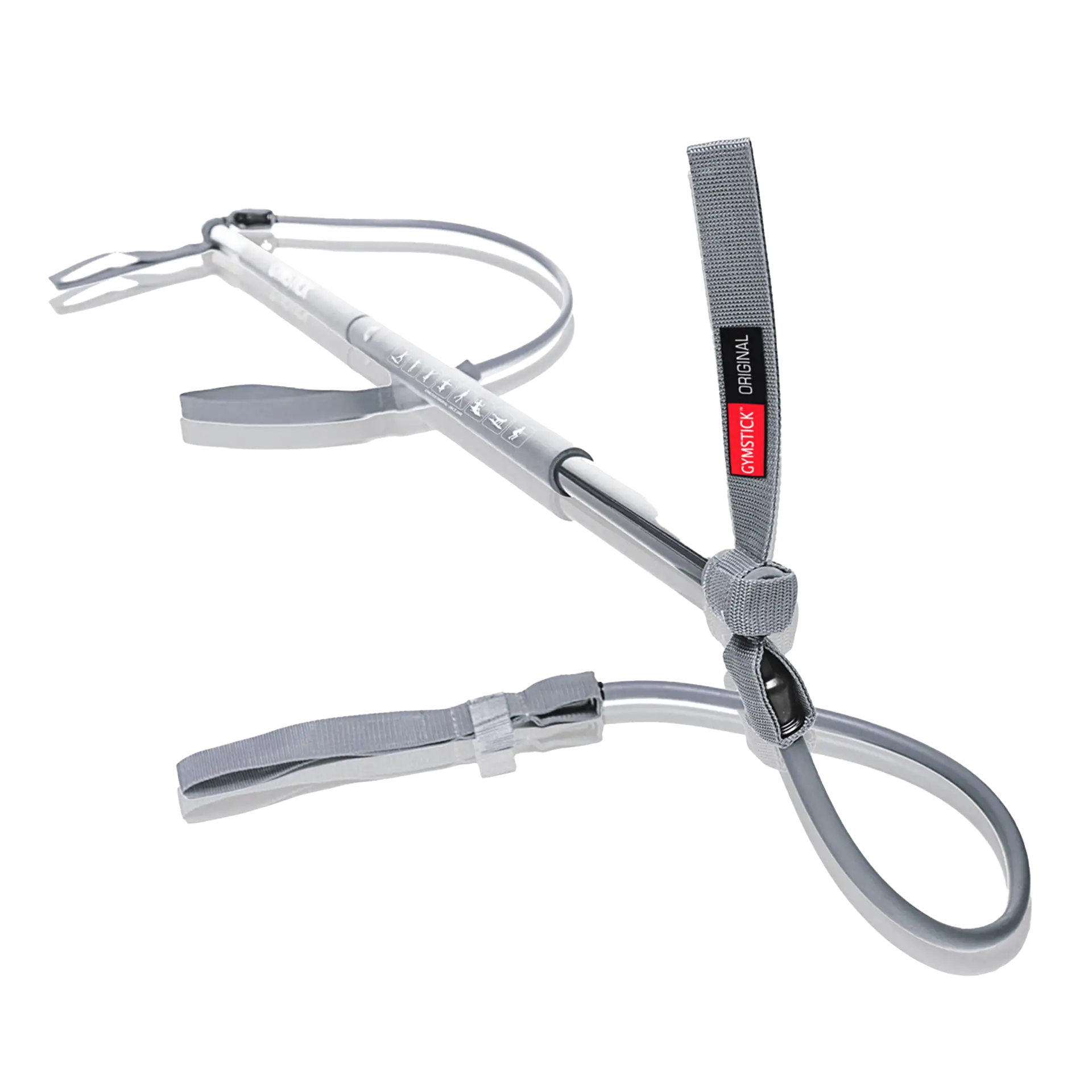 Gymstick Original in silber auf transparentem Hintergrund