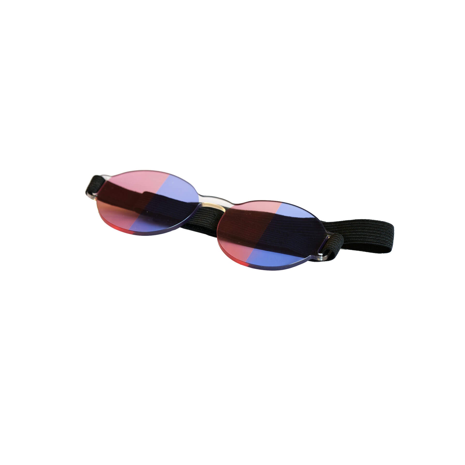 Halbfeld Brille für Neuroathletiktraining Augentrainer ARTZT neuro Rot-Blau