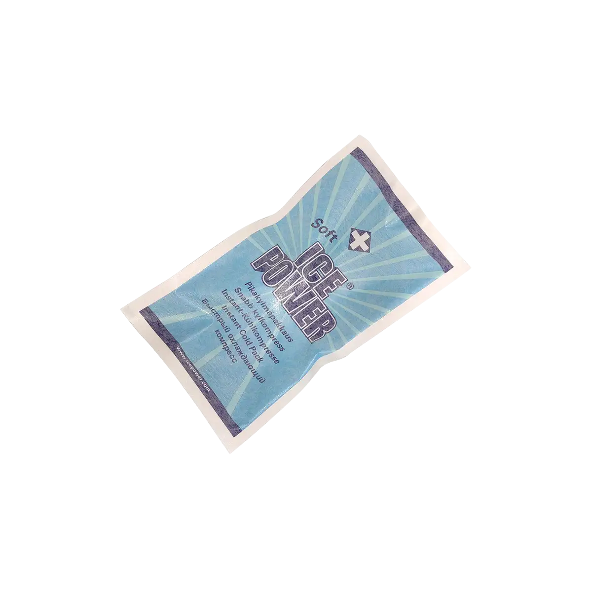 Ice Power Instant Kühlkompresse Soft auf transparentem Hintergrund.
