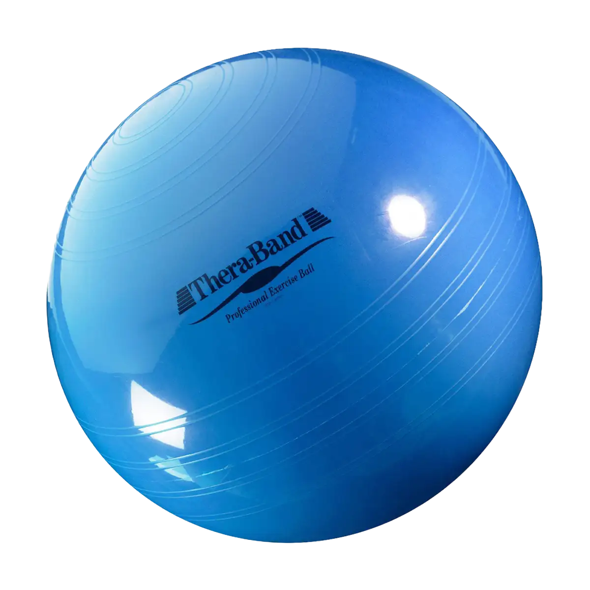 TheraBand ABS Gymnastikball in blau auf transparentem Hintergrund #größe_75 cm