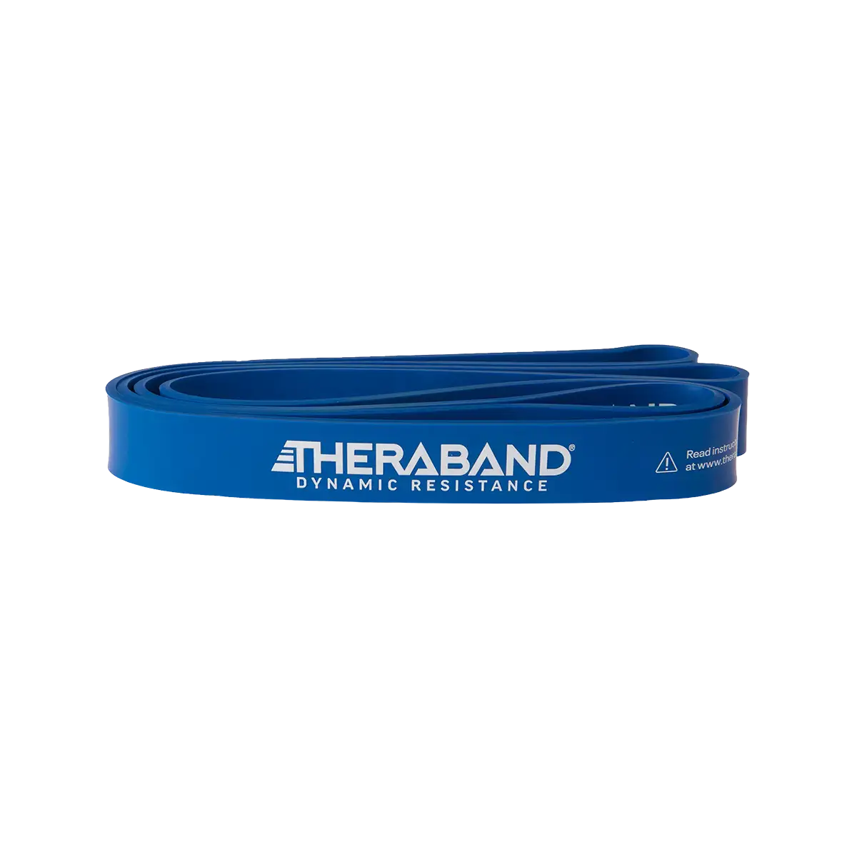 TheraBand High Resistance Band in blau auf transparentem Hintergrund. #farbe_blau