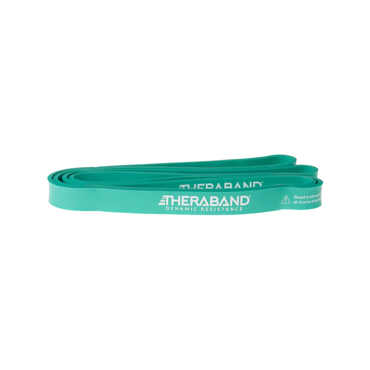 TheraBand High Resistance Band in grün auf transparentem Hintergrund. #farbe_grün