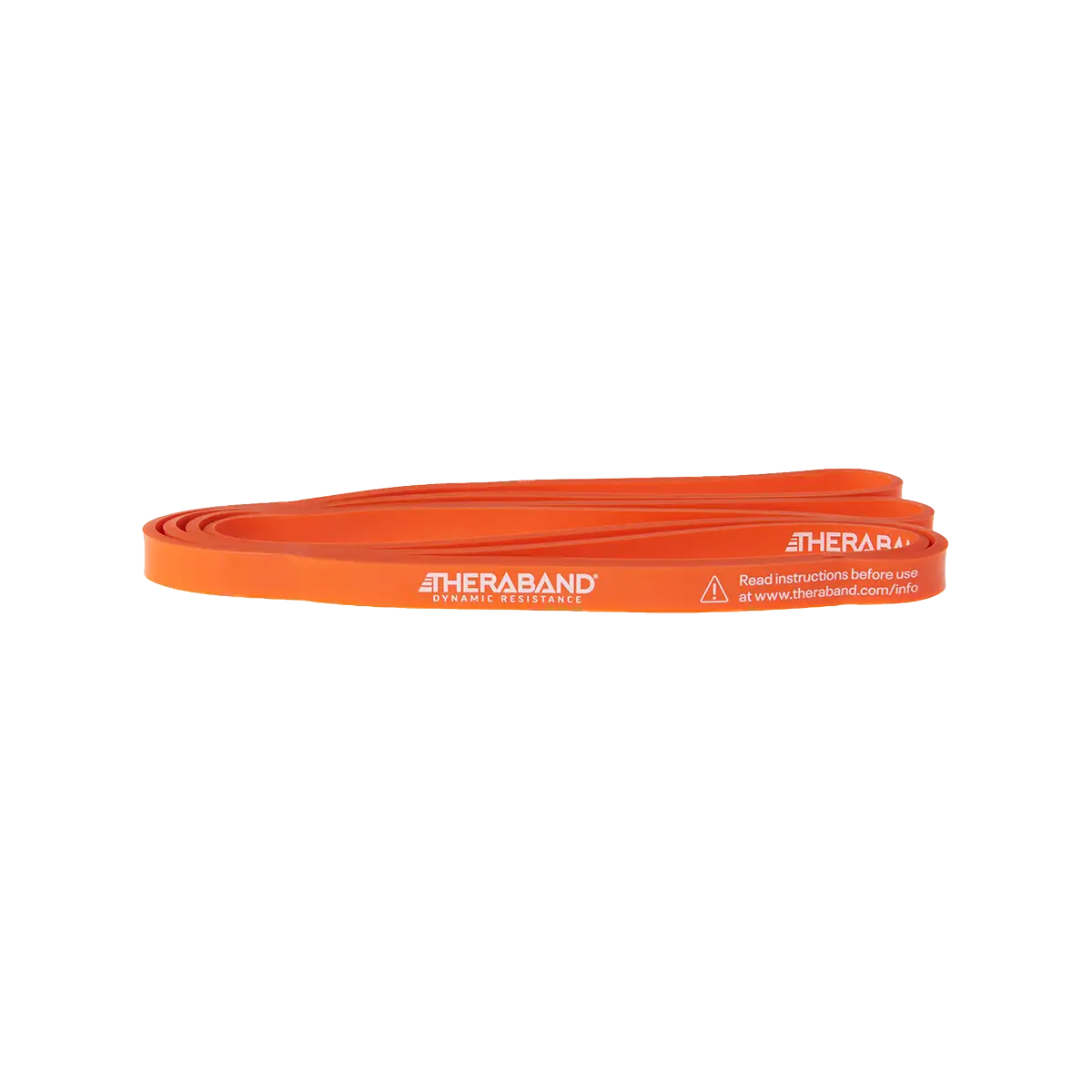 TheraBand High Resistance Band in rot auf transparentem Hintergrund. #farbe_rot