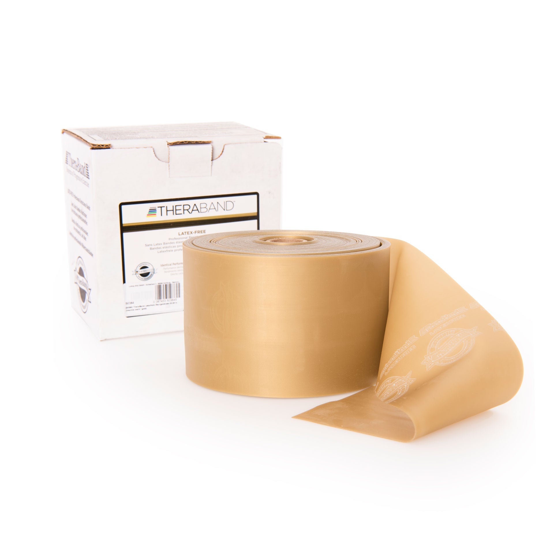 TheraBand latexfrei 22,85 m Fitnessbänder TheraBand Gold