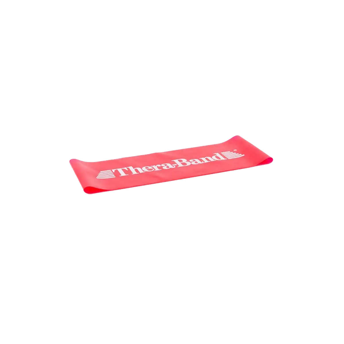 THERABAND Loop 20 cm in rot auf transparentem Hintergrund. #farbe_rot