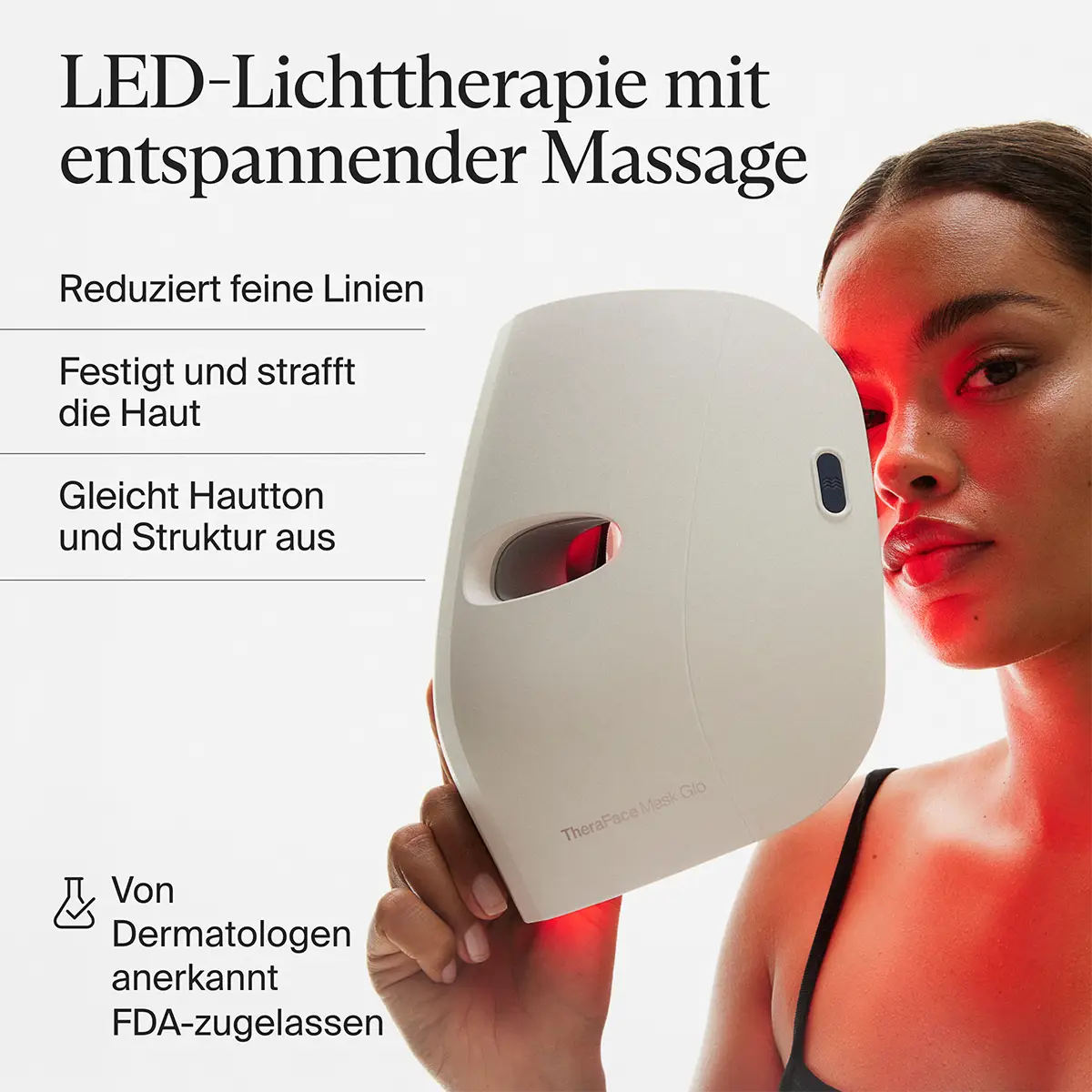 TheraFace Mask Glo LED Maske zur Hautverjüngung