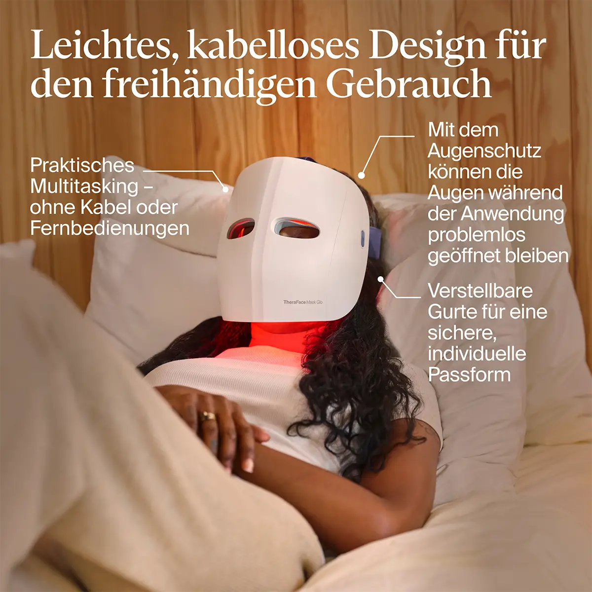 TheraFace Mask Glo LED Maske zur Hautverjüngung