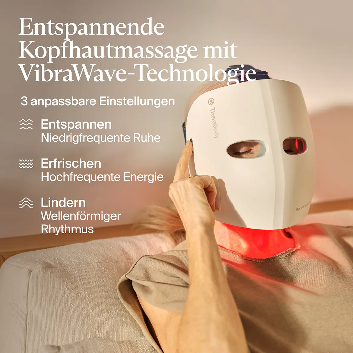 TheraFace Mask Glo LED Maske zur Hautverjüngung