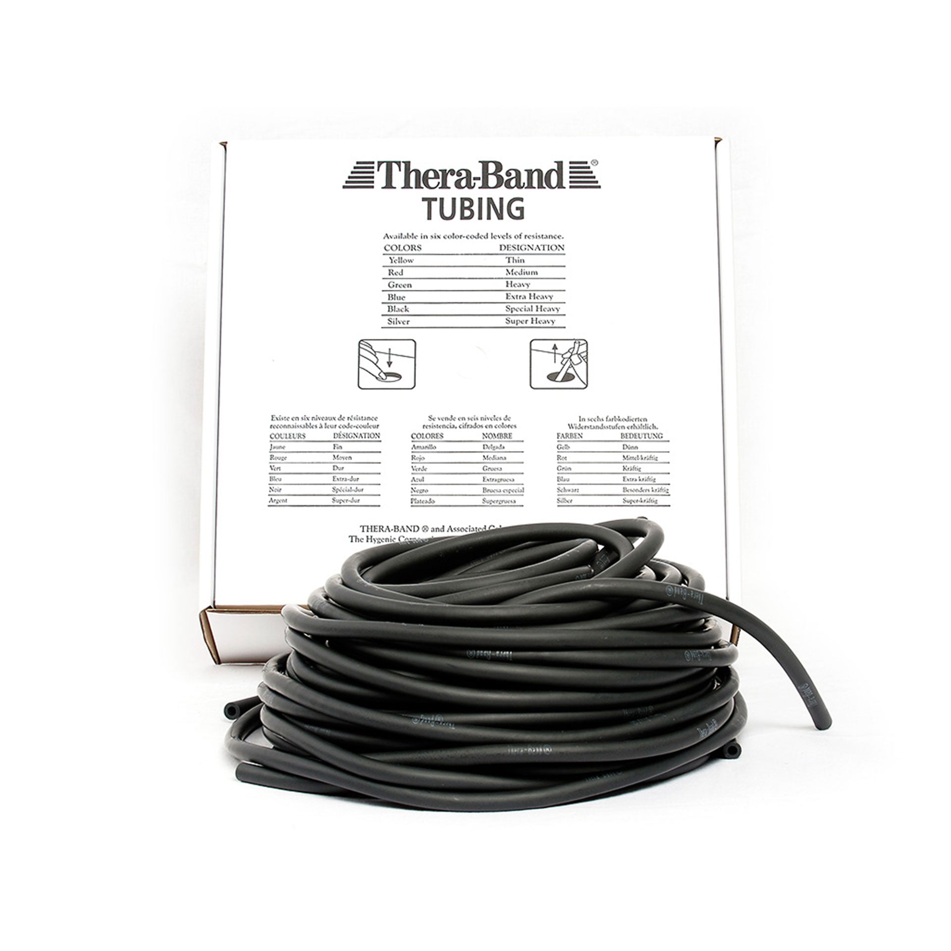 Tubing Rolle 30,50 m TheraBand Schwarz 2