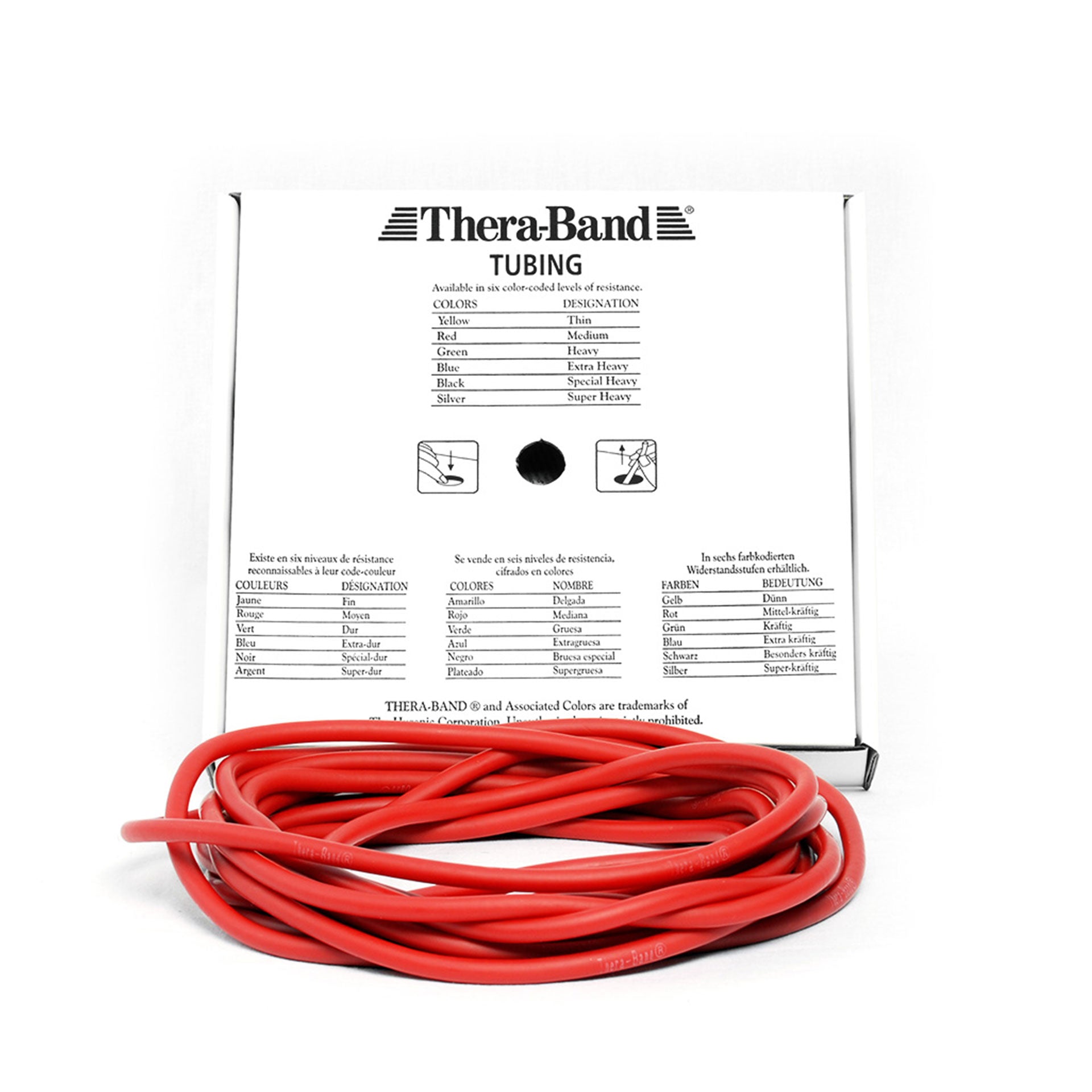 Tubing Rolle 7,50 m Fitnessbänder TheraBand Rot