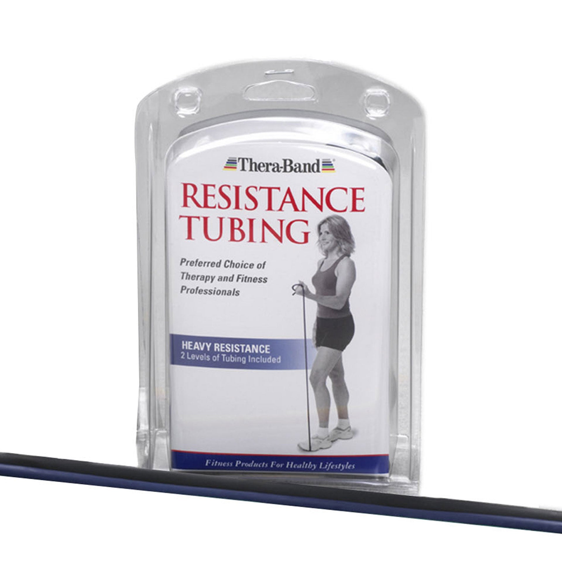 Tubings im Set 1,50 m Fitnessbänder TheraBand Blau | Schwarz