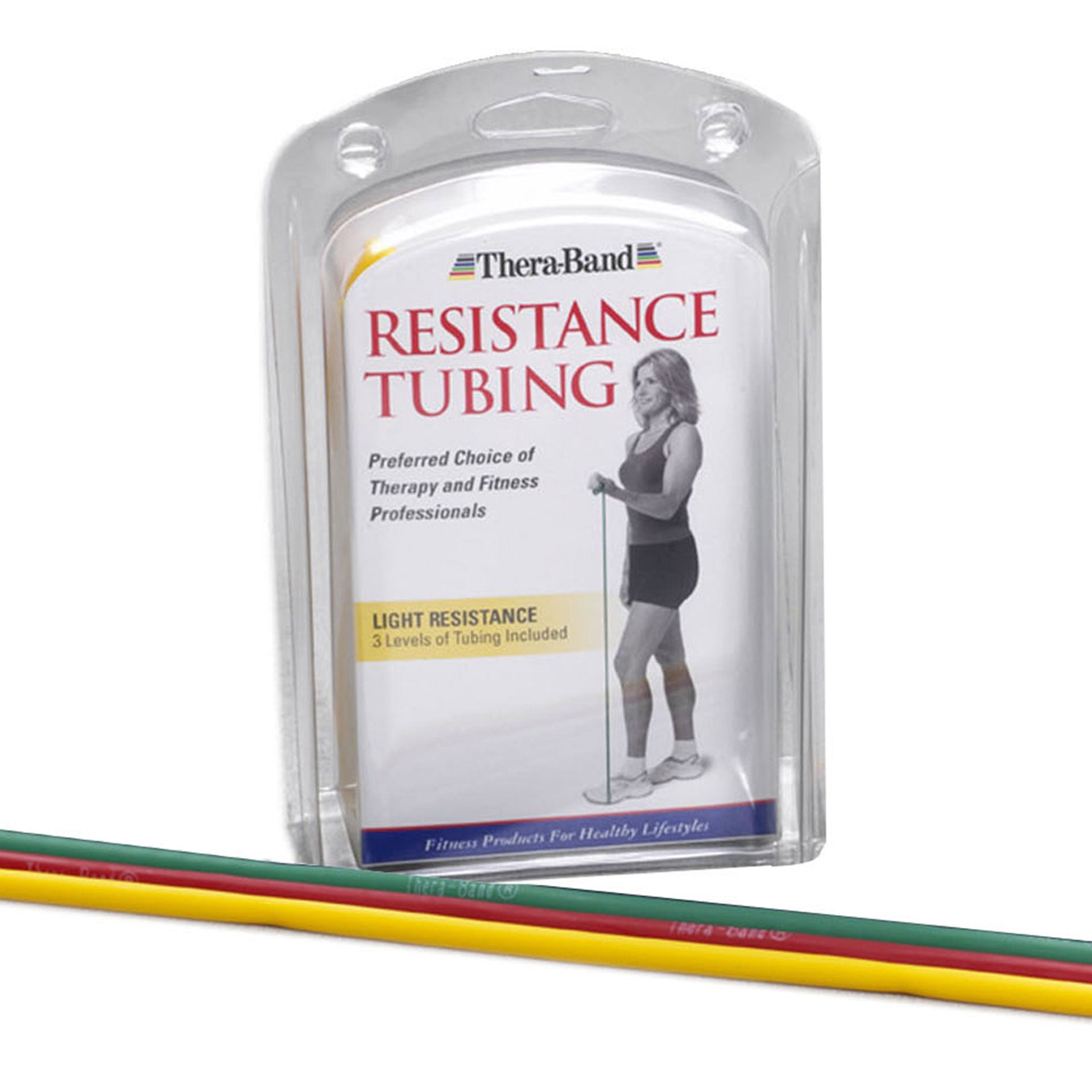 Tubings im Set 1,50 m Fitnessbänder TheraBand Gelb | Rot | Grün