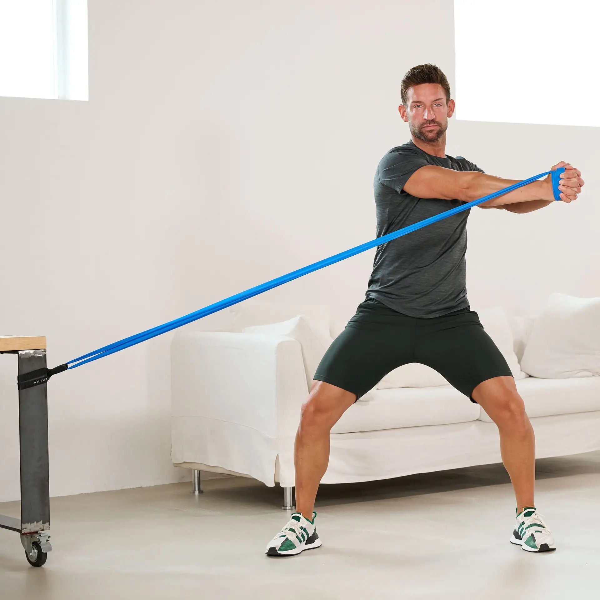 Übungsband PLUS Fitnessband Set für Widerstandstraining ARTZT vitality 2