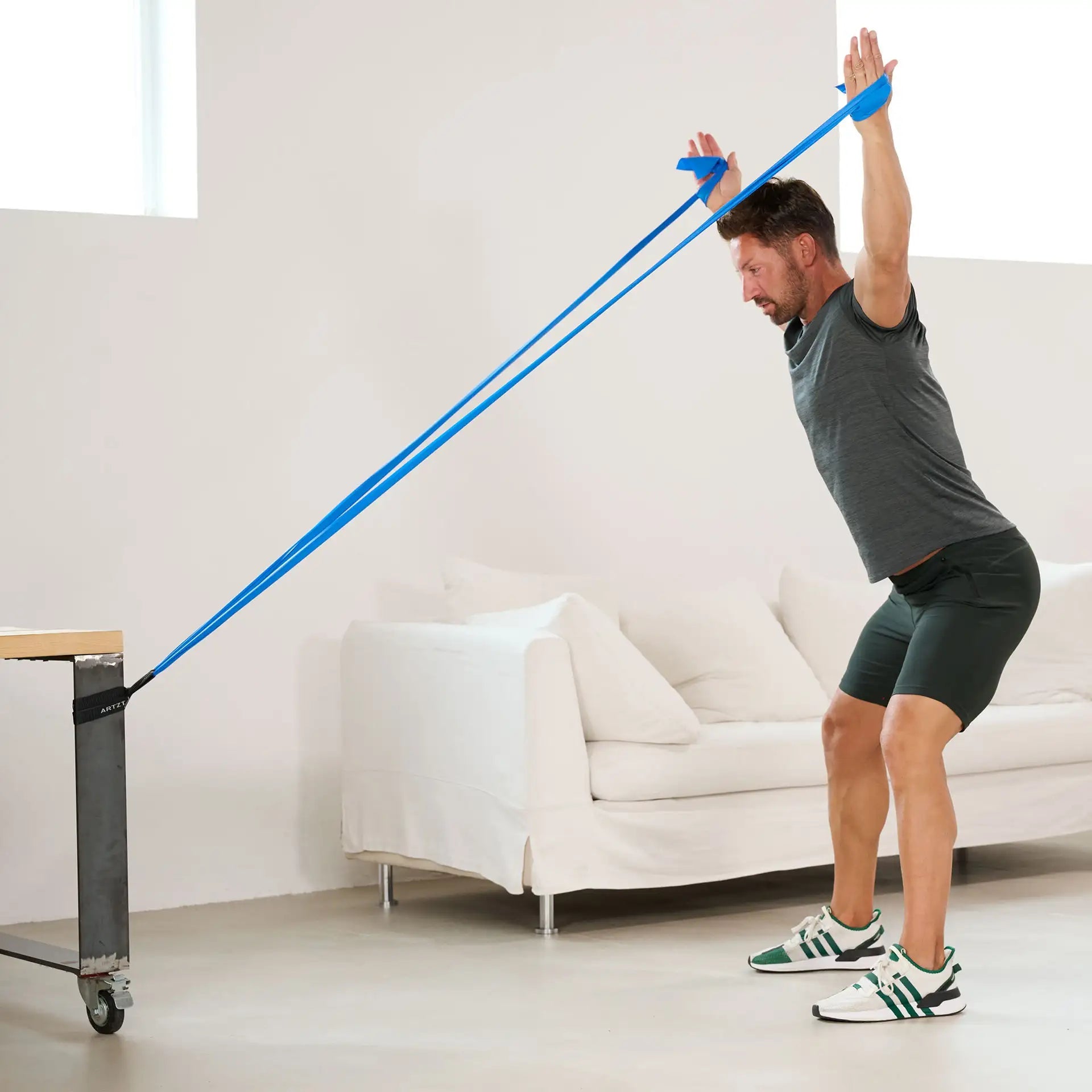 Übungsband PLUS Fitnessband Set für Widerstandstraining ARTZT vitality 3