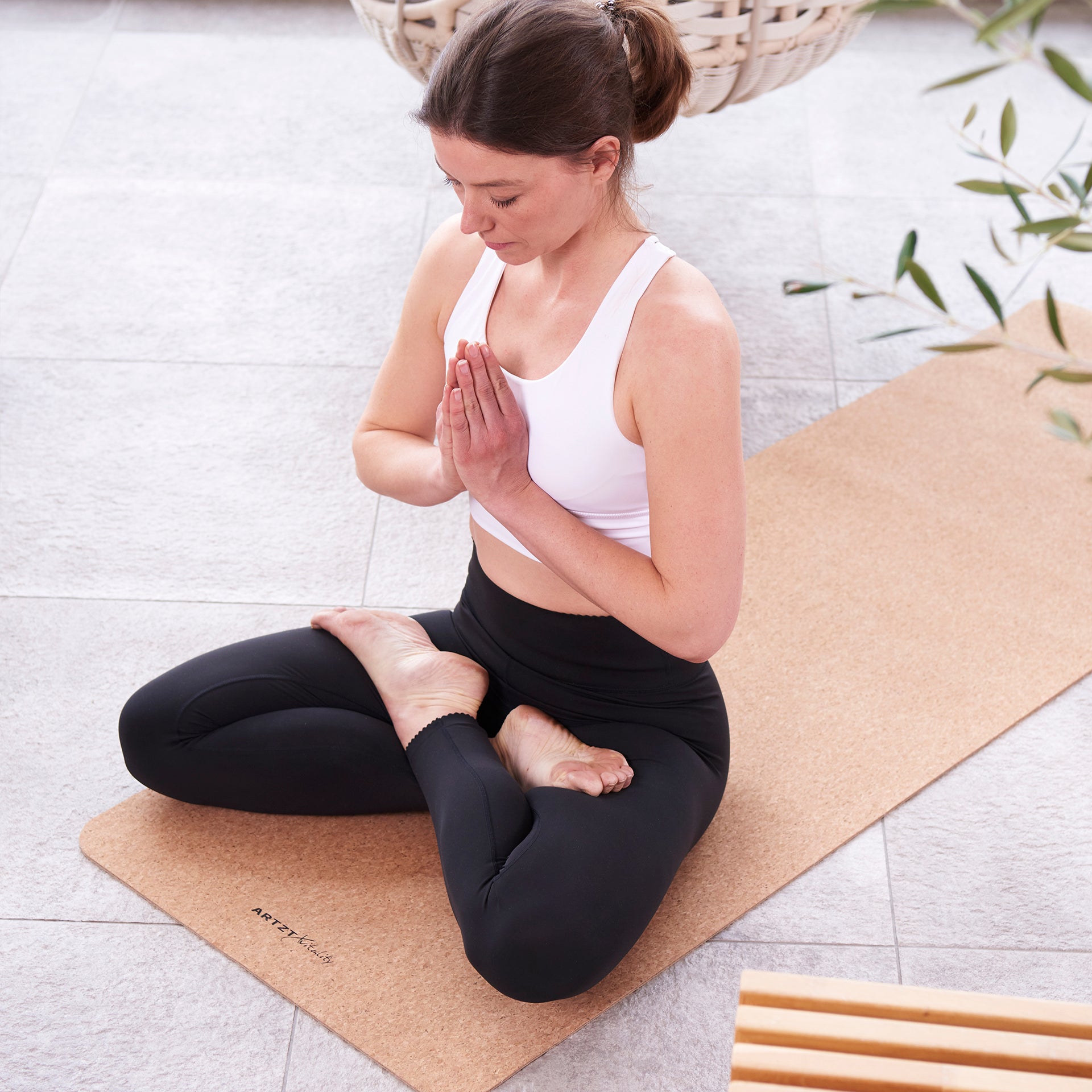Yogamatte Kork Recycle PLUS Gymnastikmatten ARTZT vitality
