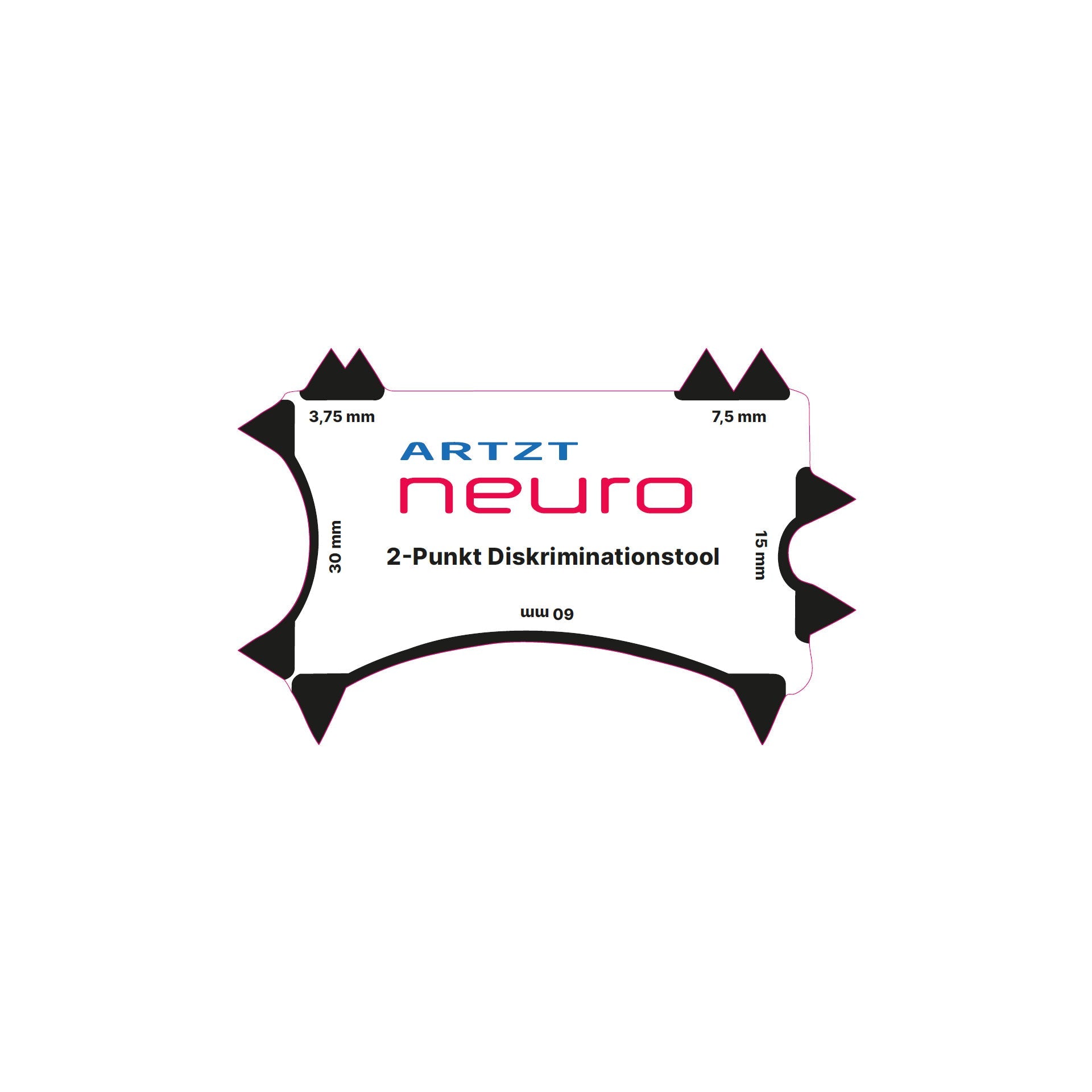 2-Punkt Diskriminations-Tool Sportartikel ARTZT neuro   