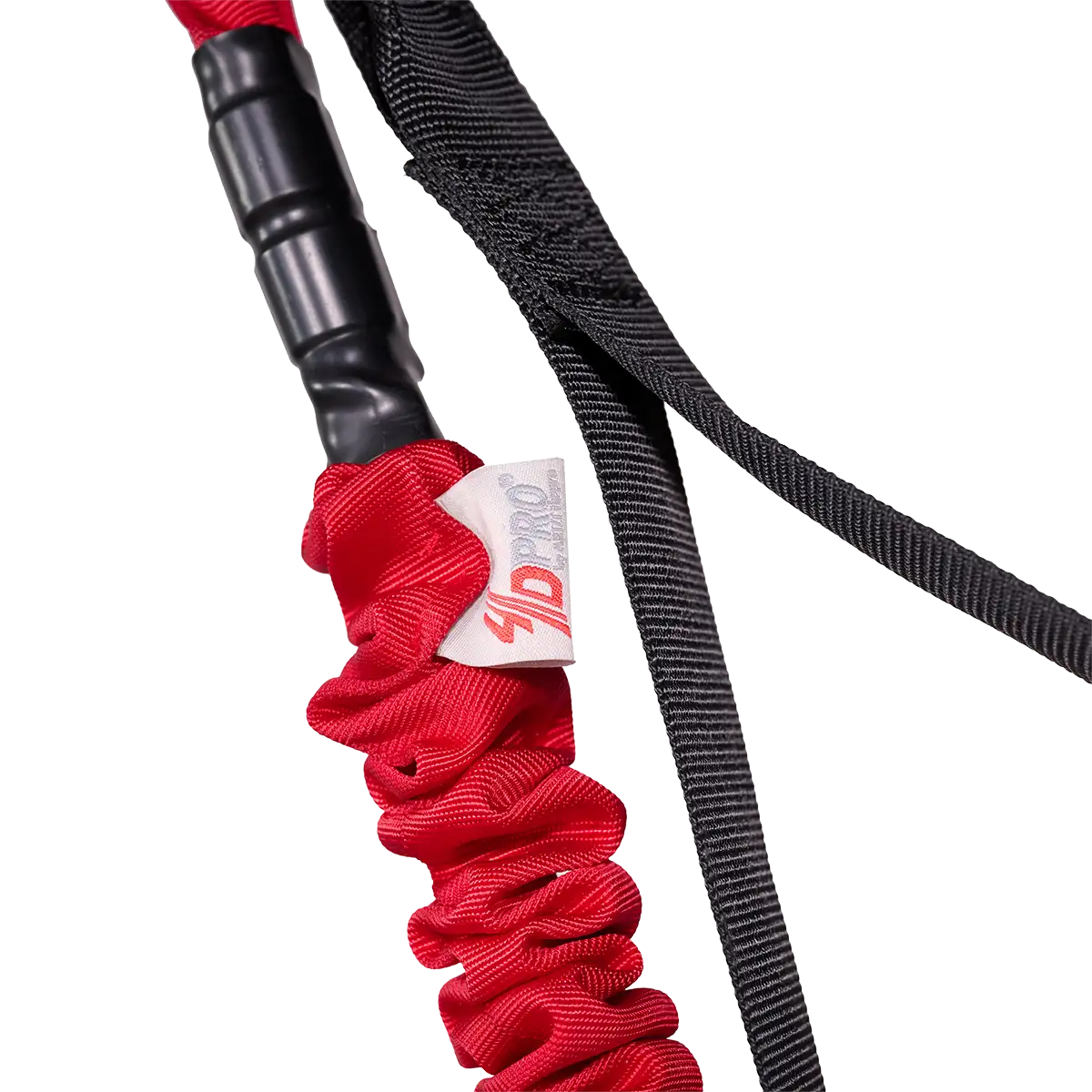 4D PRO Bungee Schlingentrainer Logo in Nahaufnahme auf transparentem Hintergrund.