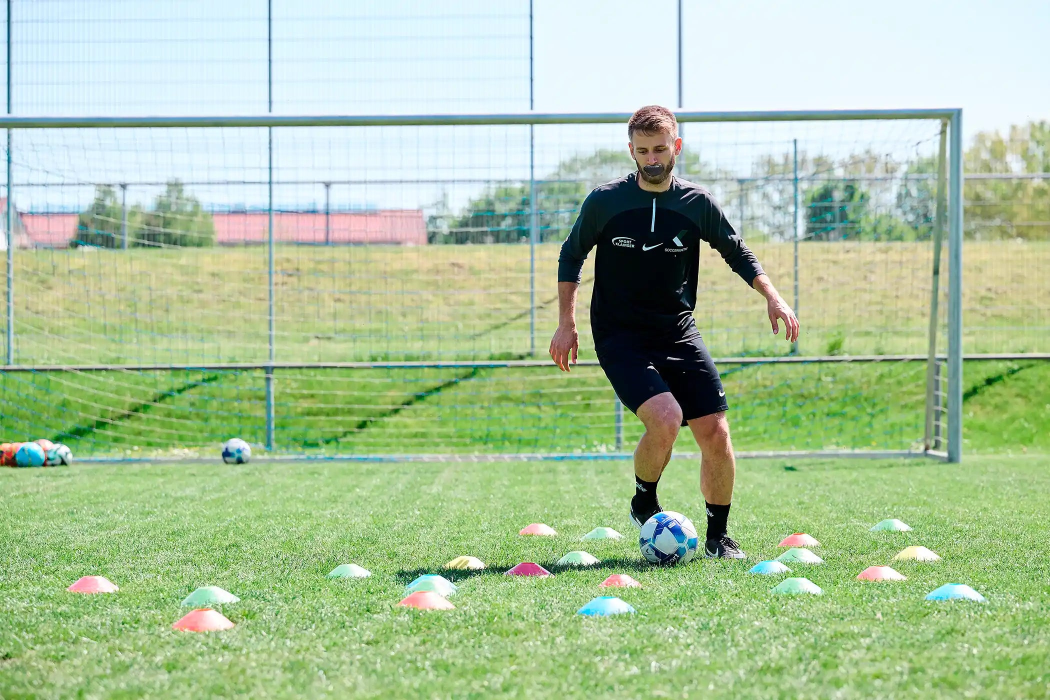 Fußballtraining mit ARTZT neuro Mouth Tapie