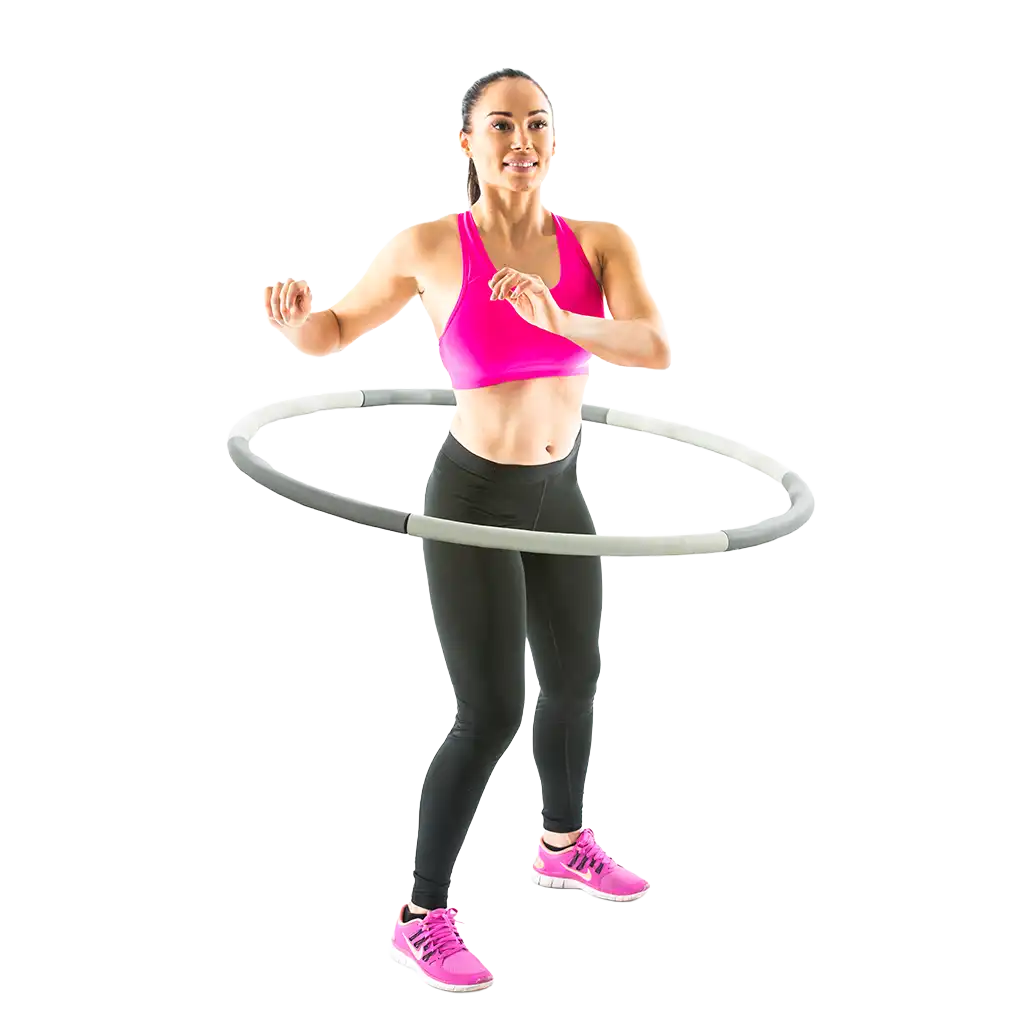 Fitnessreifen | 1,5 kg, zerlegbar Hula-Hoop-Reifen Gymstick