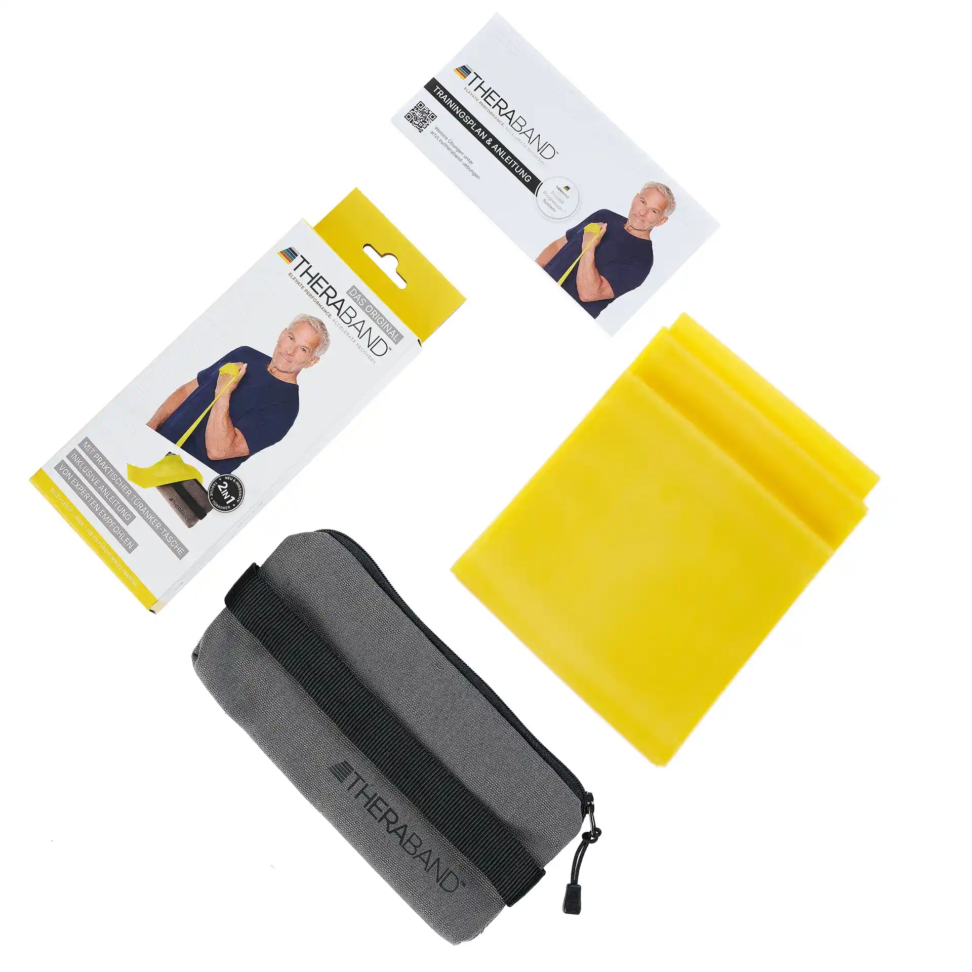 TheraBand 2,50 m inkl. Türanker + Tasche Fitnessband TheraBand   