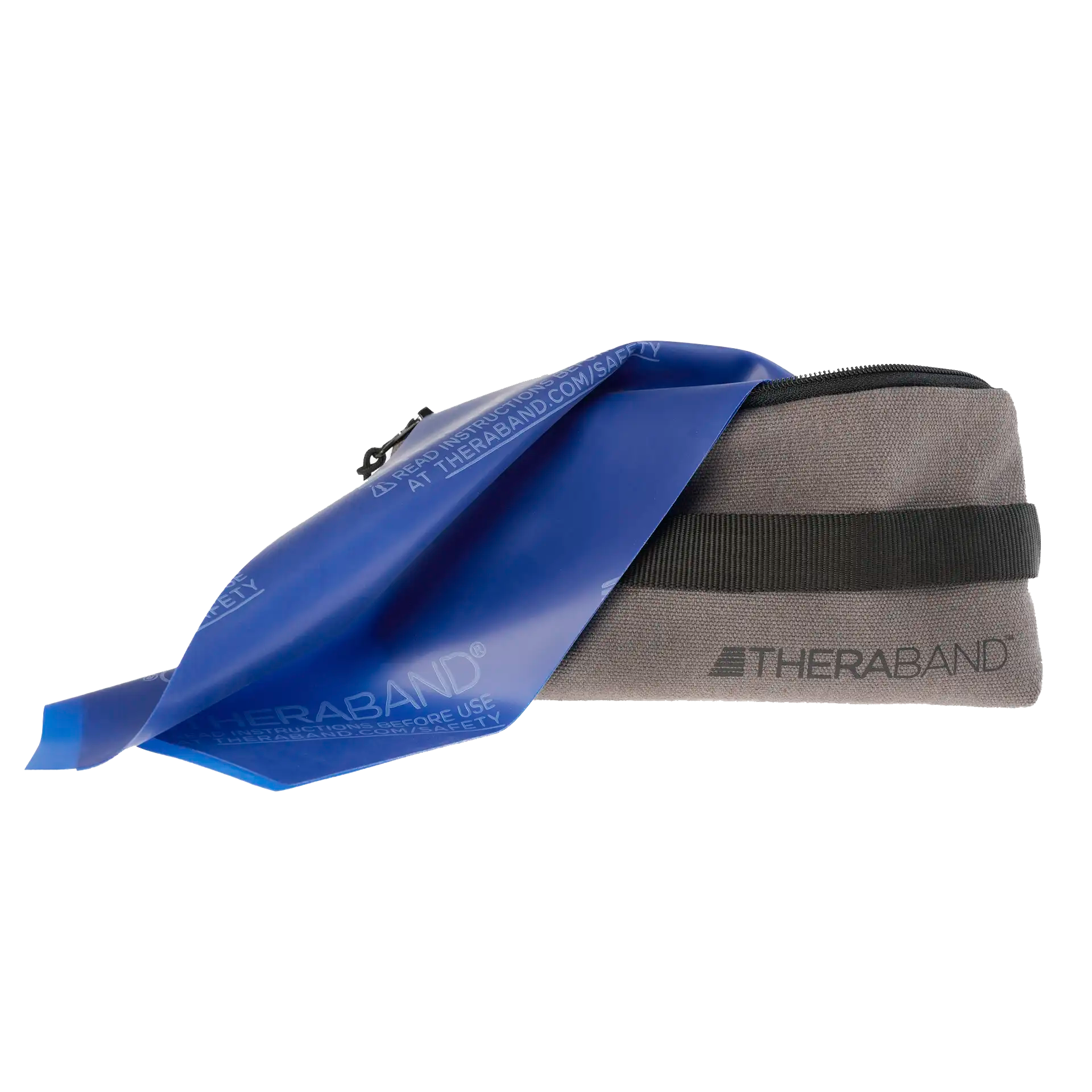 TheraBand 2,50 m inkl. Türanker + Tasche Fitnessband TheraBand Blau  