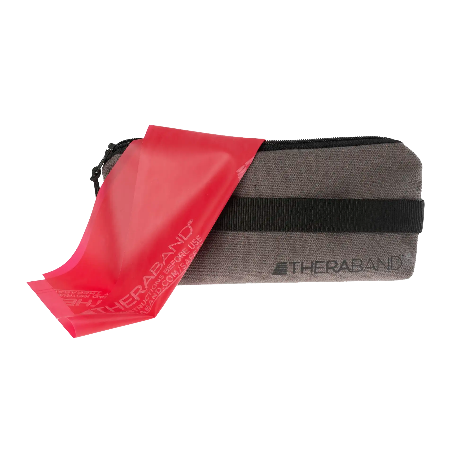 TheraBand 2,50 m inkl. Türanker + Tasche Fitnessband TheraBand Rot  