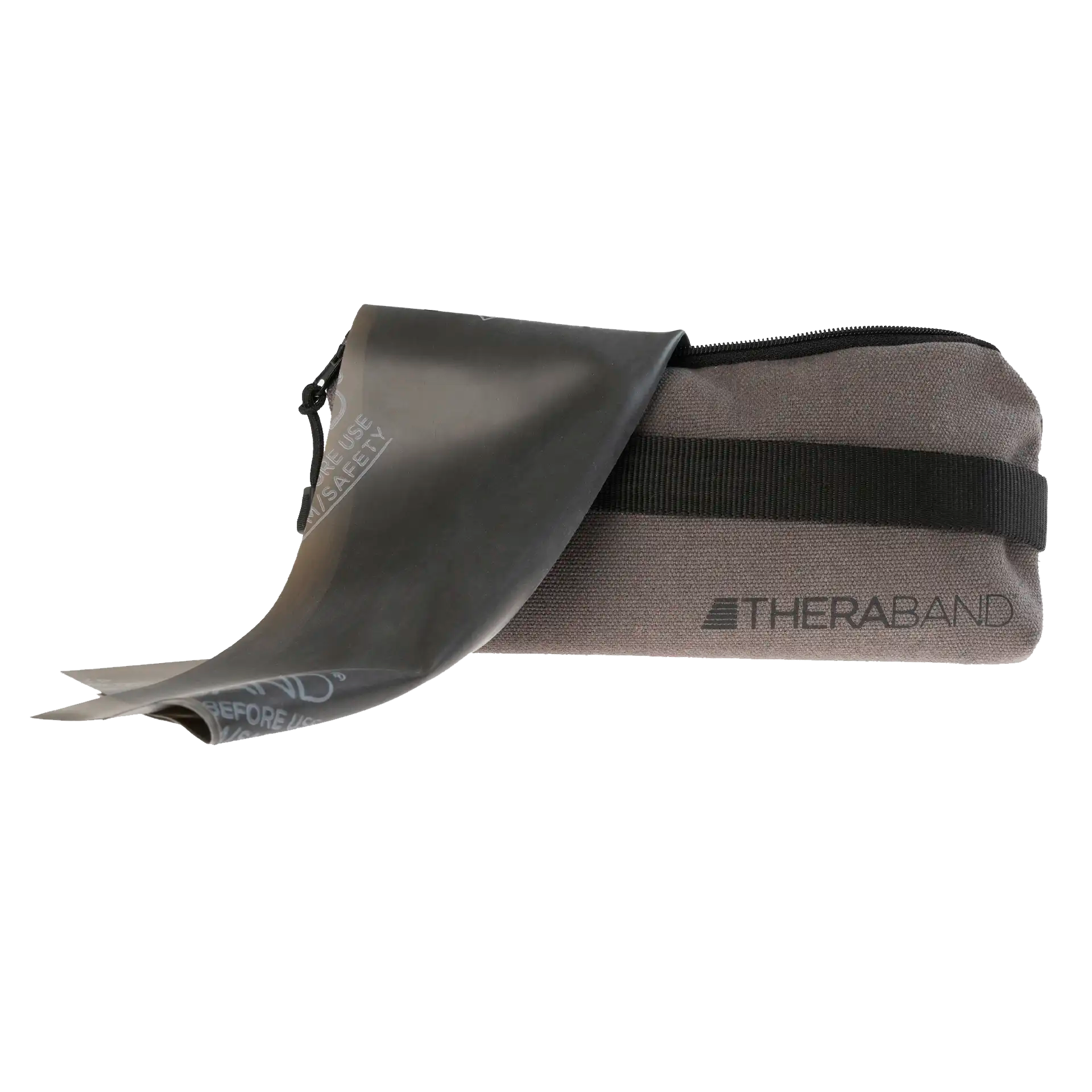 TheraBand 2,50 m inkl. Türanker + Tasche Fitnessband TheraBand Schwarz  