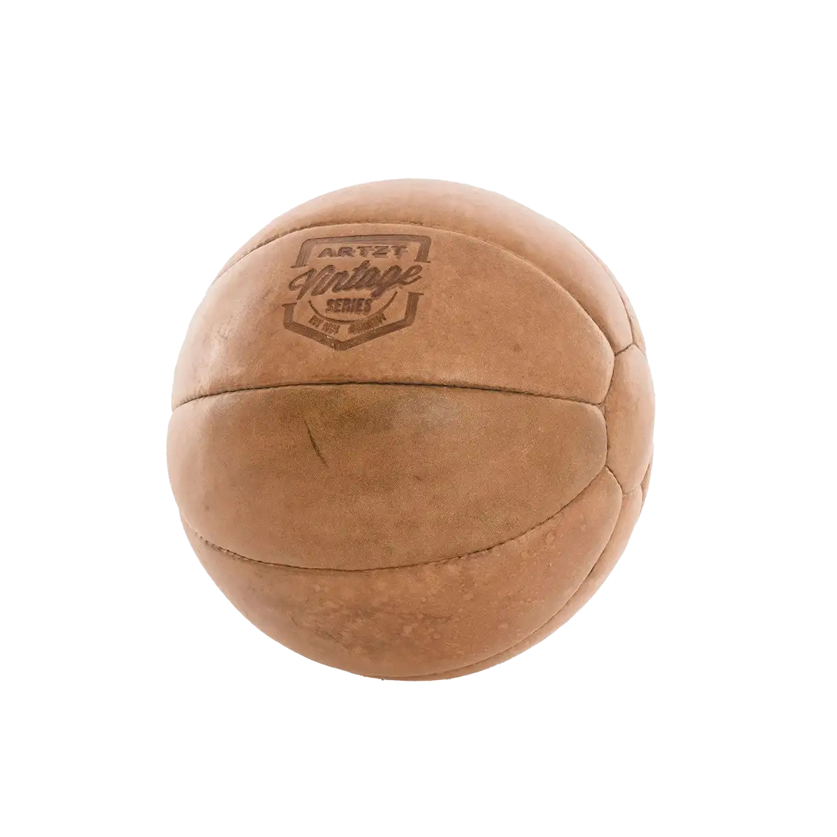 ARTZT Vintage Series Medizinball 2 kg auf transparentem Hintergrund